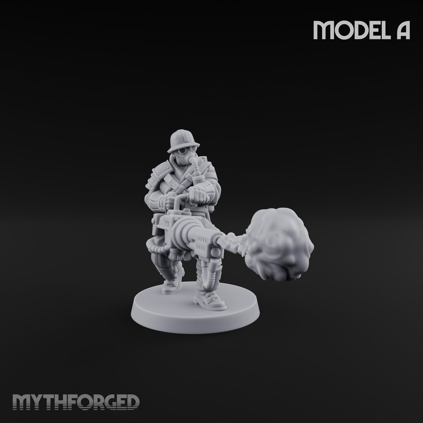 Flamer Rifle Advancing Shogunate Yeoman A gallery 1