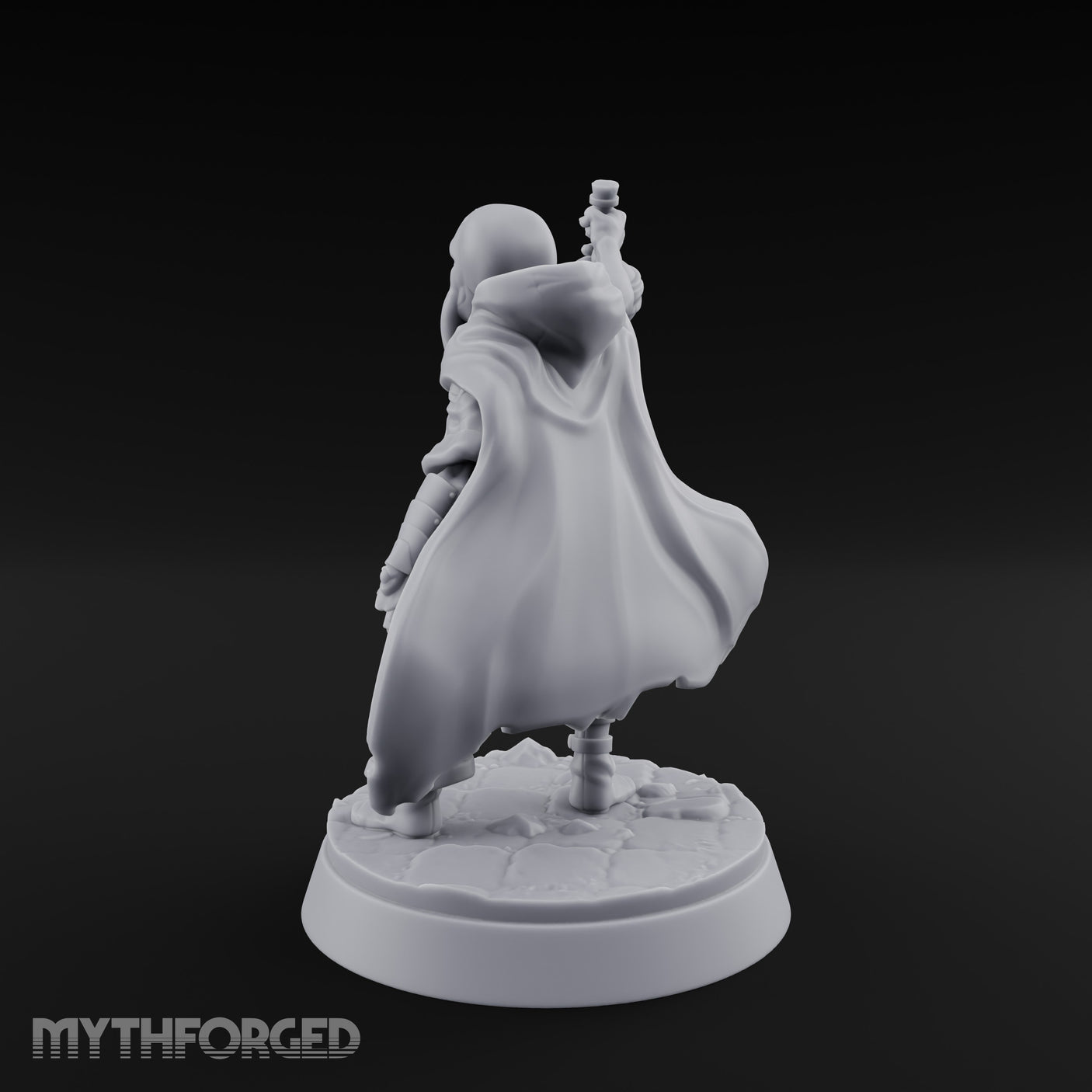 Flask Hurling Mind Flayer Alchemist Miniature for Dungeons and Dragons, Pathfinder or other TTRPGs