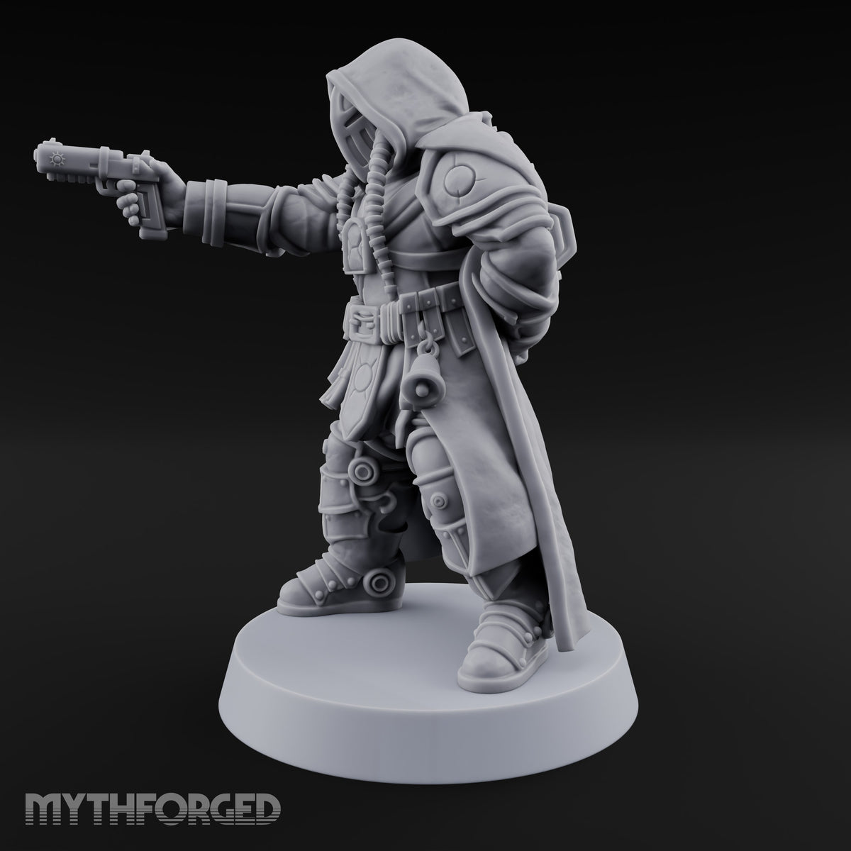 Barrel and Benediction Human Hooded Gunner B