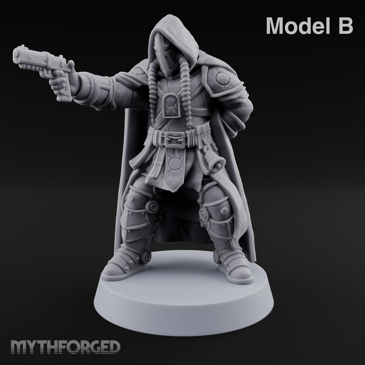 Barrel and Benediction Human Hooded Gunner B