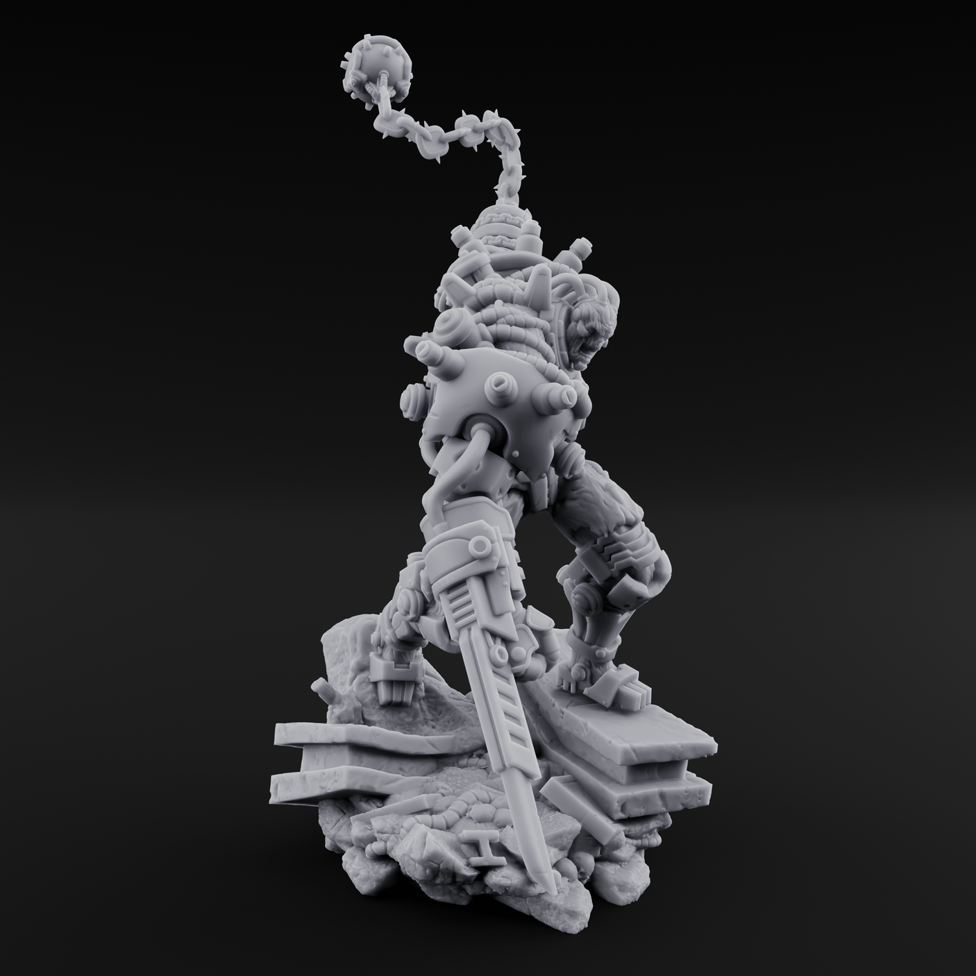 Stitched Together Wrong Necrolinked Wights Miniature for Dungeons and Dragons, Pathfinder or other TTRPGs