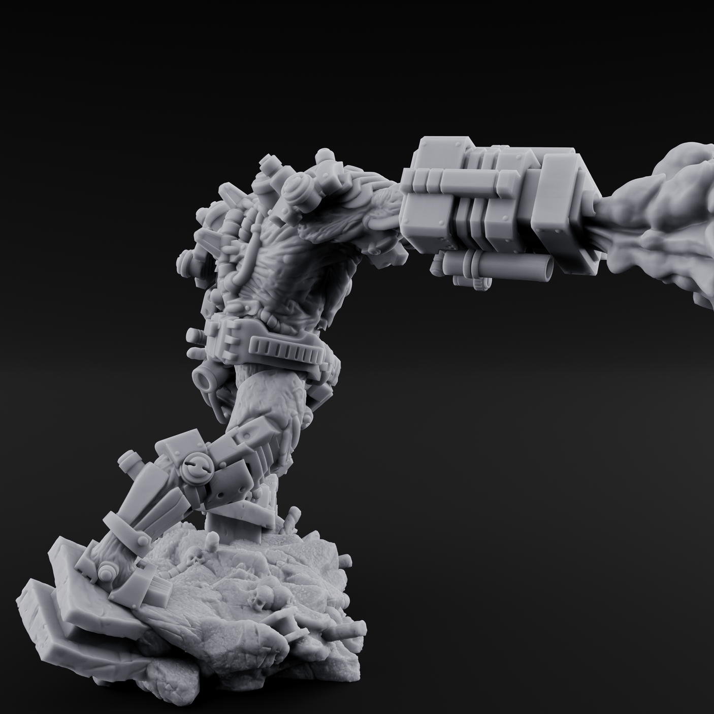 Stitched Together Wrong Necrolinked Wight D Miniature for Dungeons and Dragons, Pathfinder or other TTRPGs