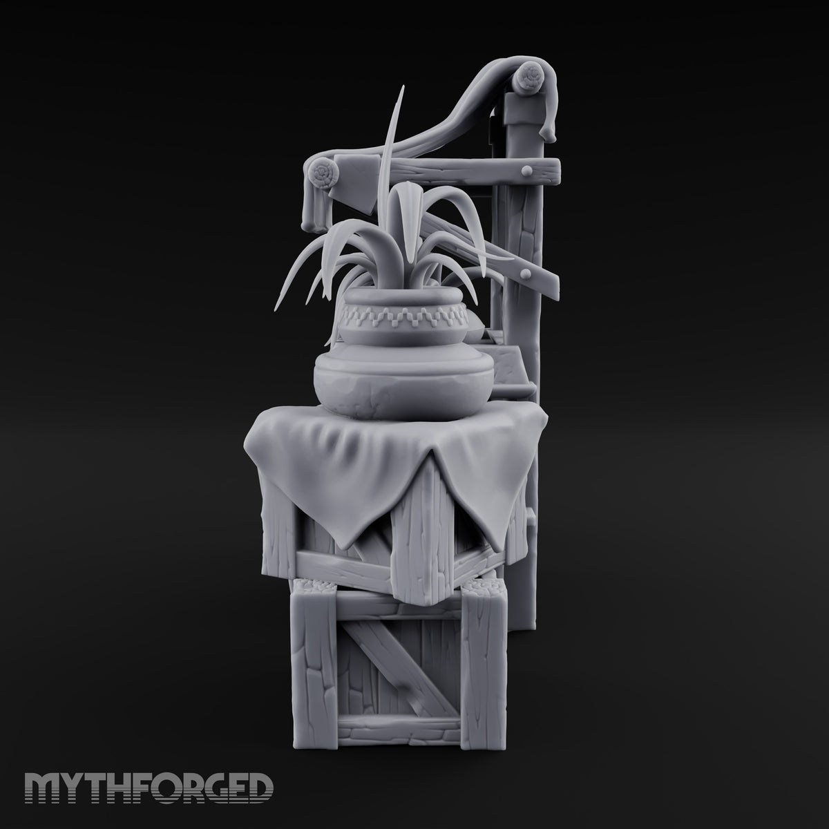 Everything Coming Up Roses Wooden Florist Market Piece D