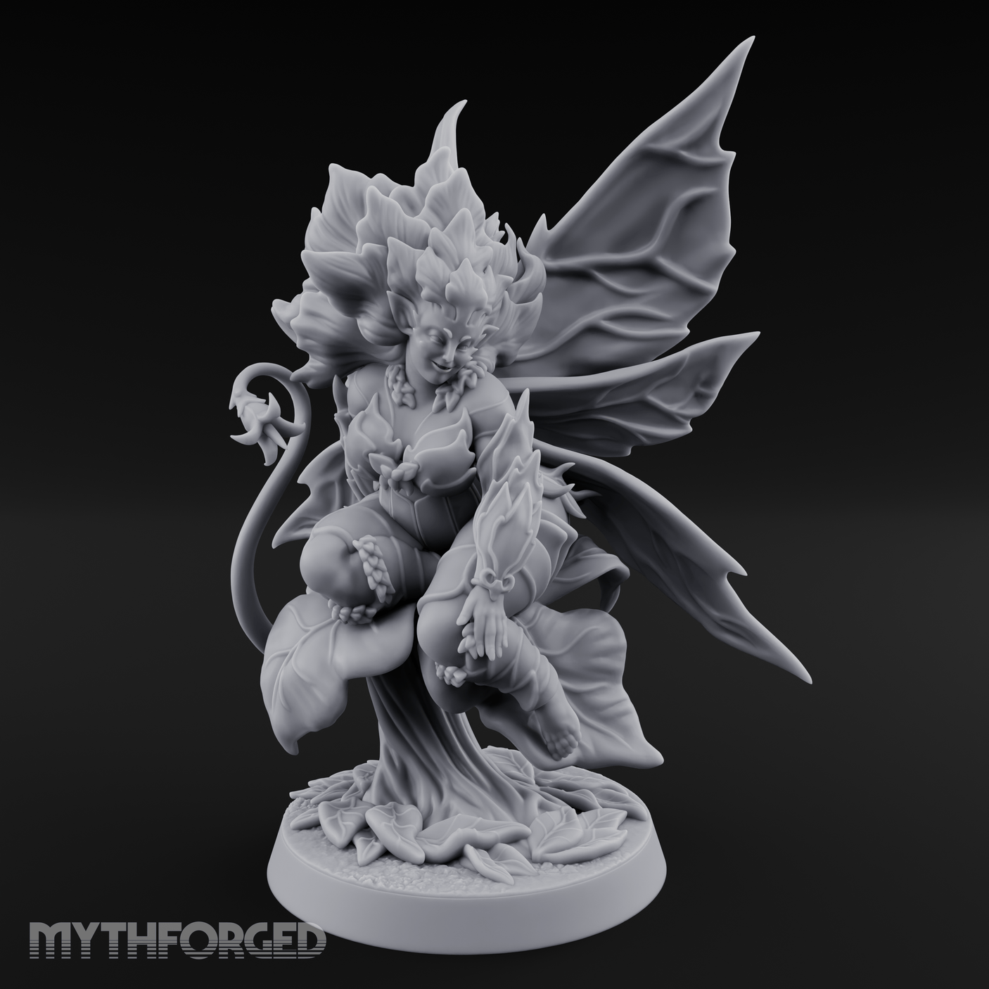 Blooming Majestically Dryad Matron Miniature for Dungeons and Dragons, Pathfinder or other TTRPGs