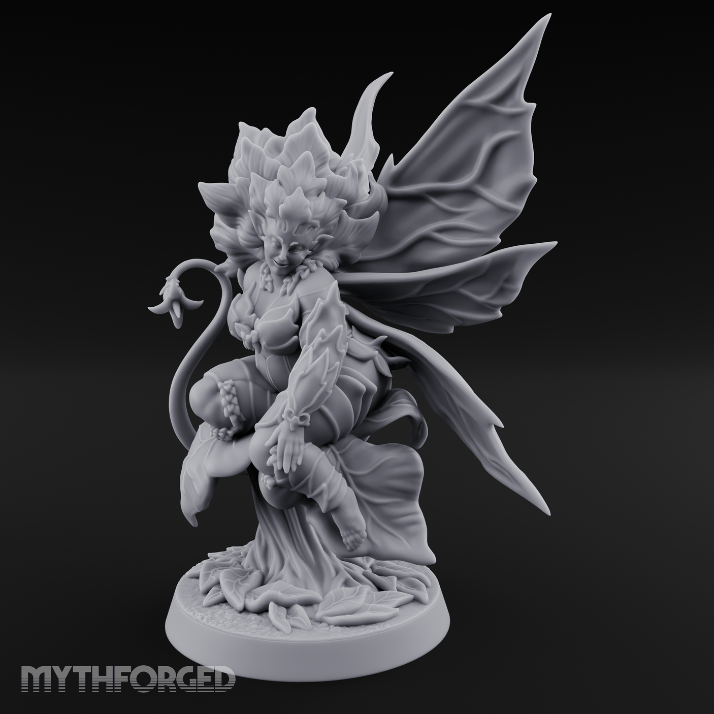 Blooming Majestically Dryad Matron Miniature for Dungeons and Dragons, Pathfinder or other TTRPGs