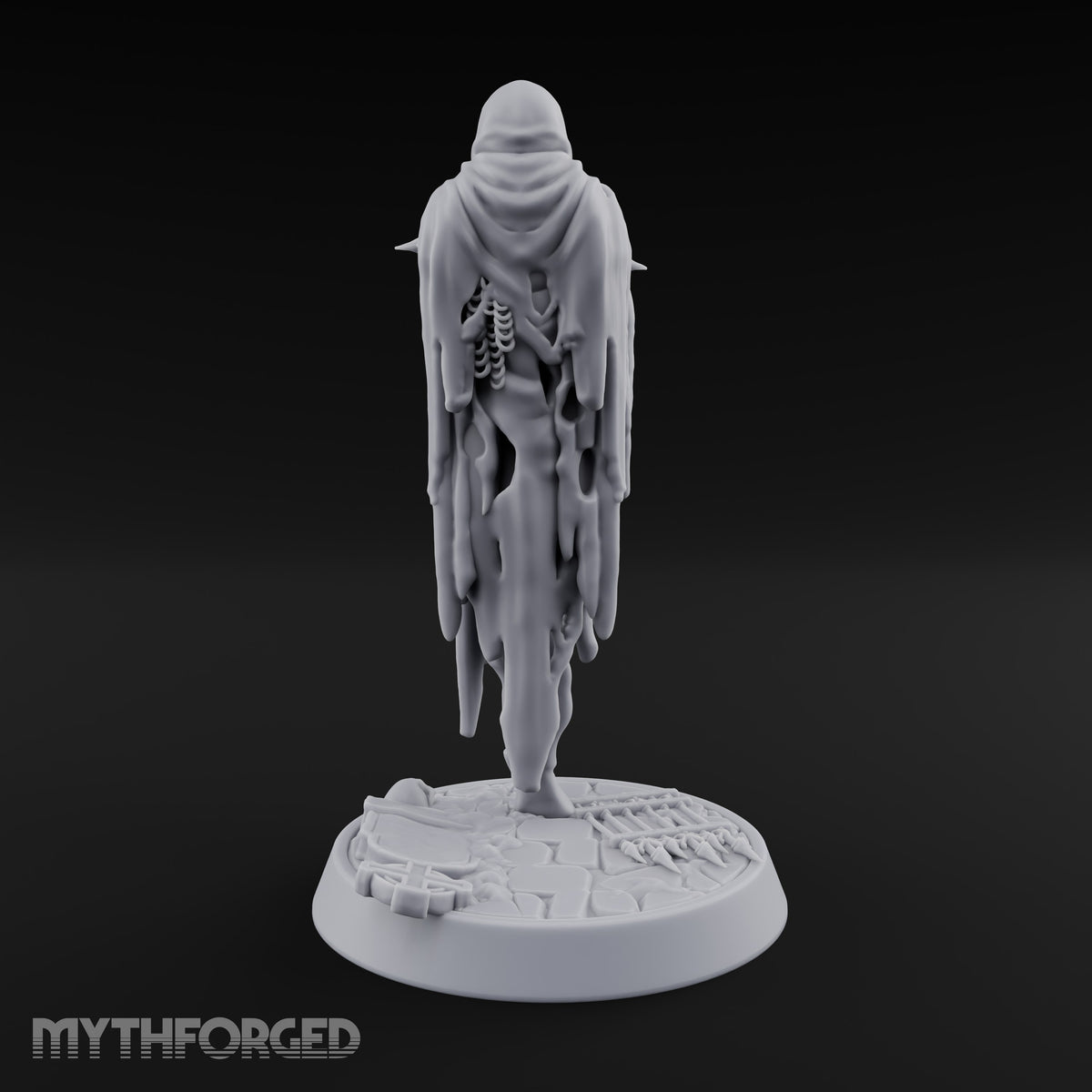 Mourning Without Mourners Wraith Hooded Spirit A