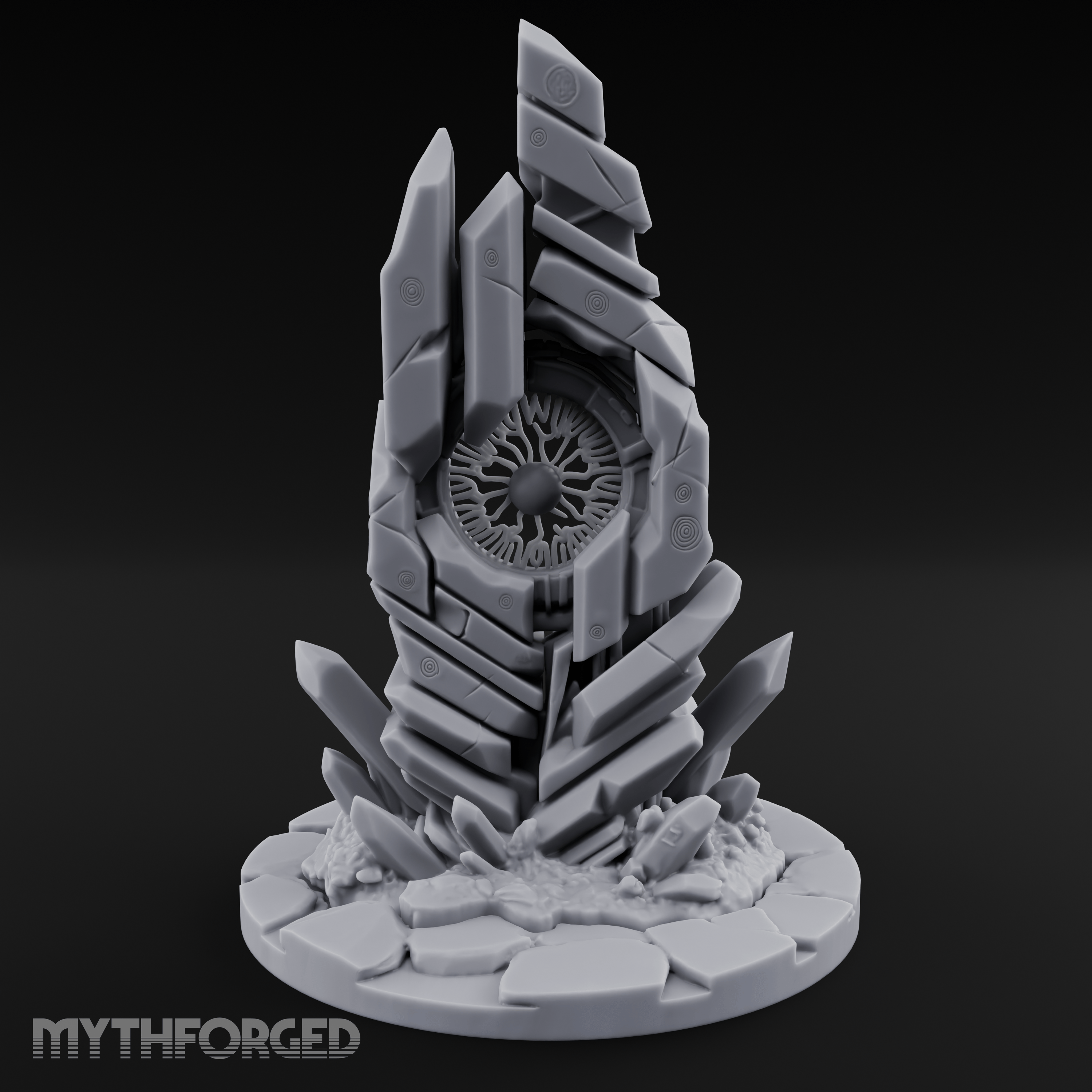 Crystalline Monolith Rising Obelisk Sentinel