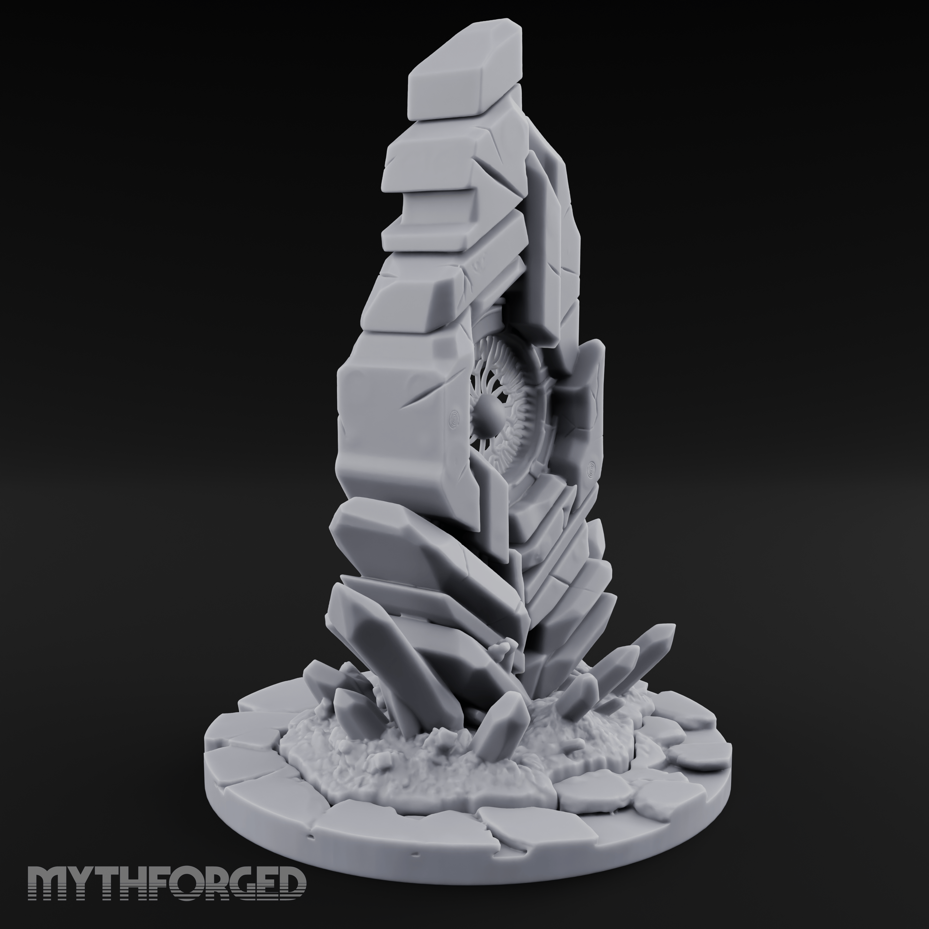 Crystalline Monolith Rising Obelisk Sentinel