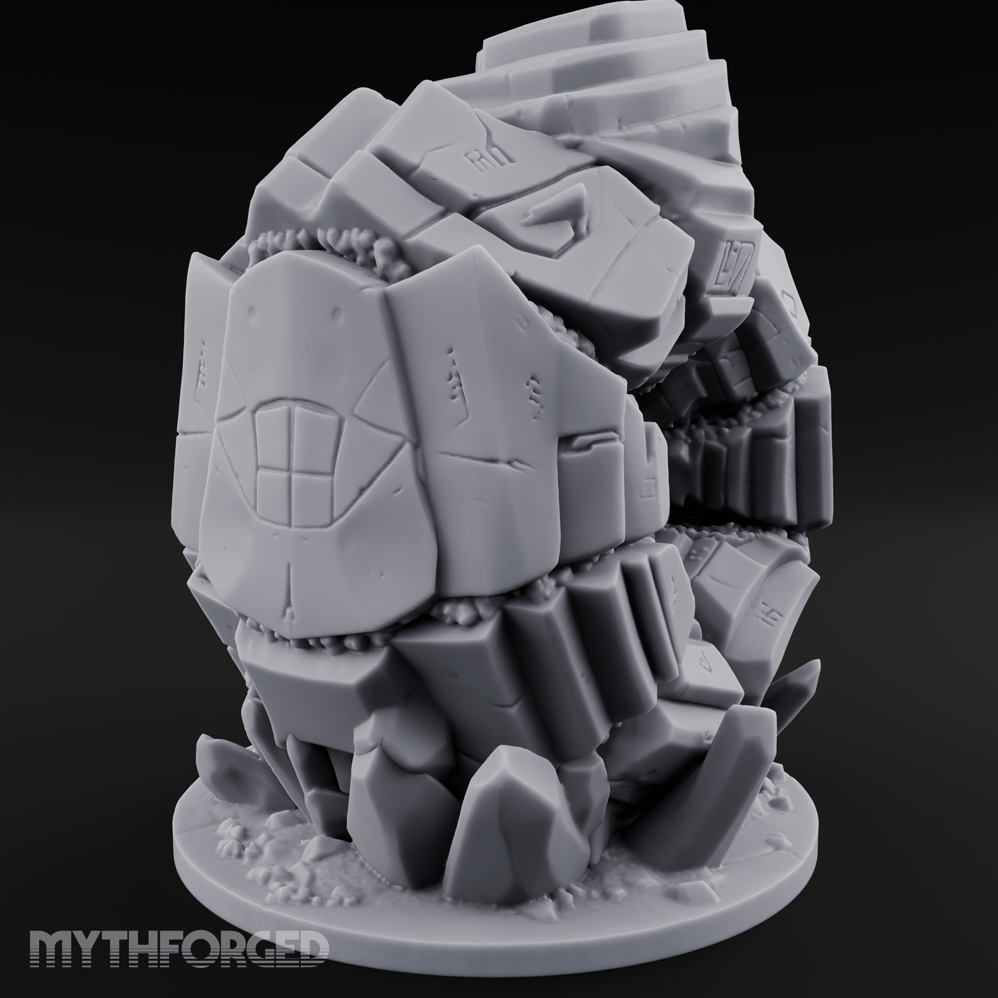 Stacked And Towering Obelisk Sentinel Miniature for Dungeons and Dragons, Pathfinder or other TTRPGs