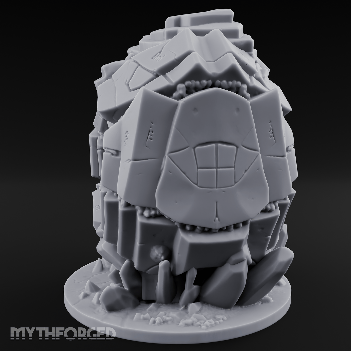Stacked And Towering Obelisk Sentinel Miniature for Dungeons and Dragons, Pathfinder or other TTRPGs
