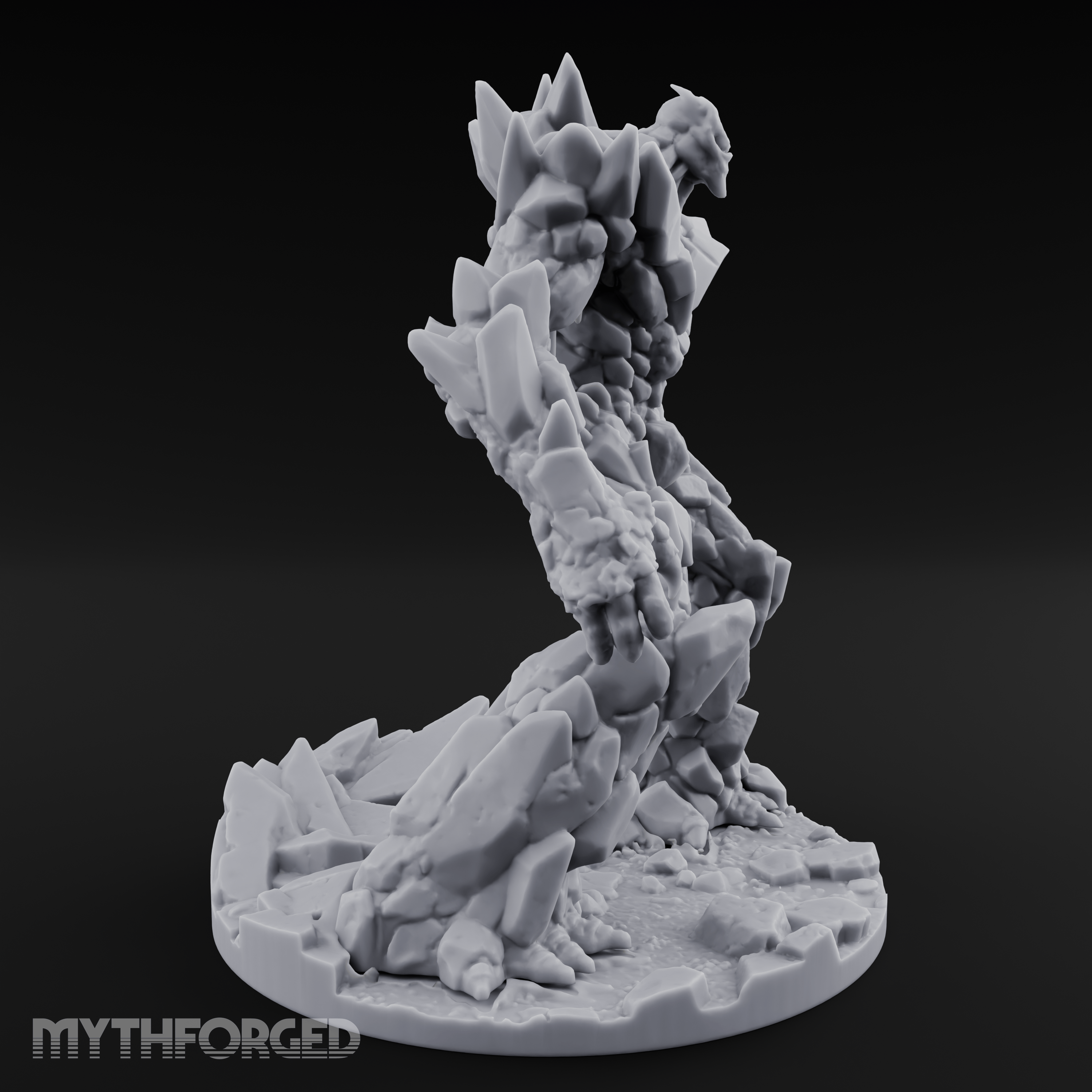 Crystalline Emerging Earth Elemental Colossus