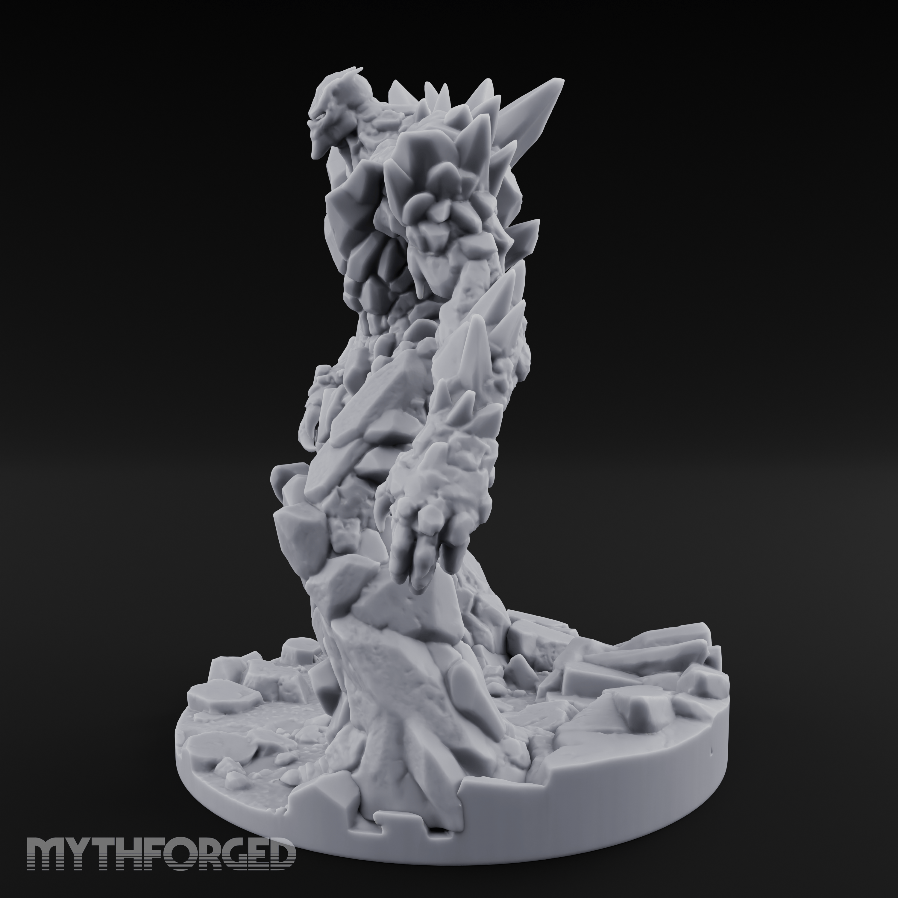 Crystalline Emerging Earth Elemental Colossus