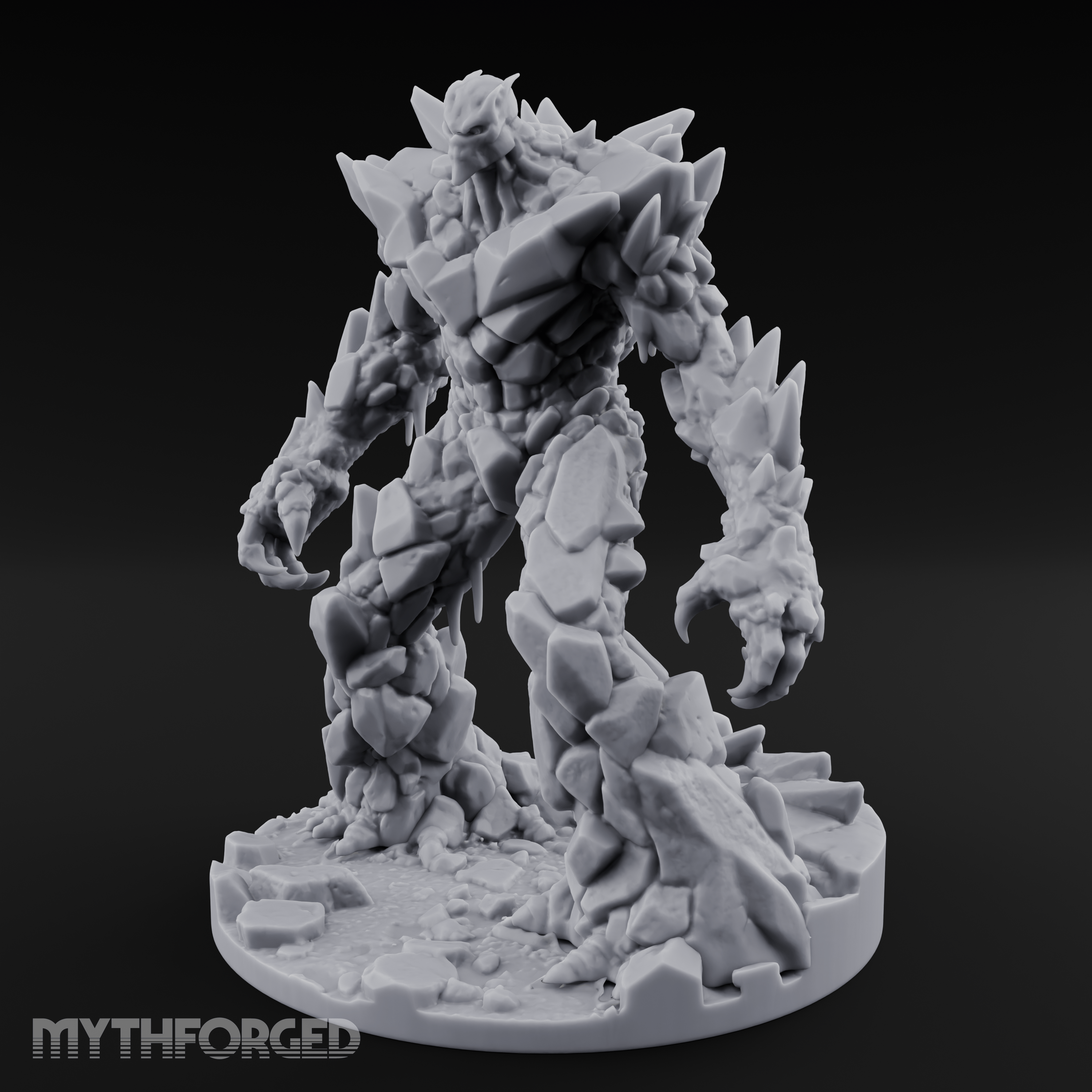Crystalline Emerging Earth Elemental Colossus