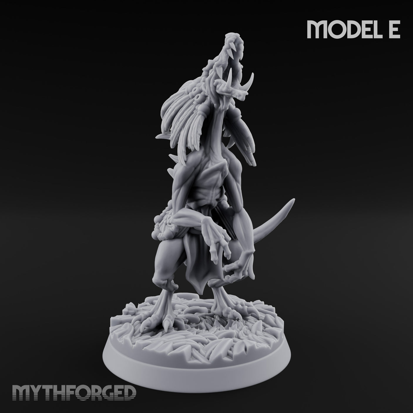 Frill Flaring Raptor Hunters — E