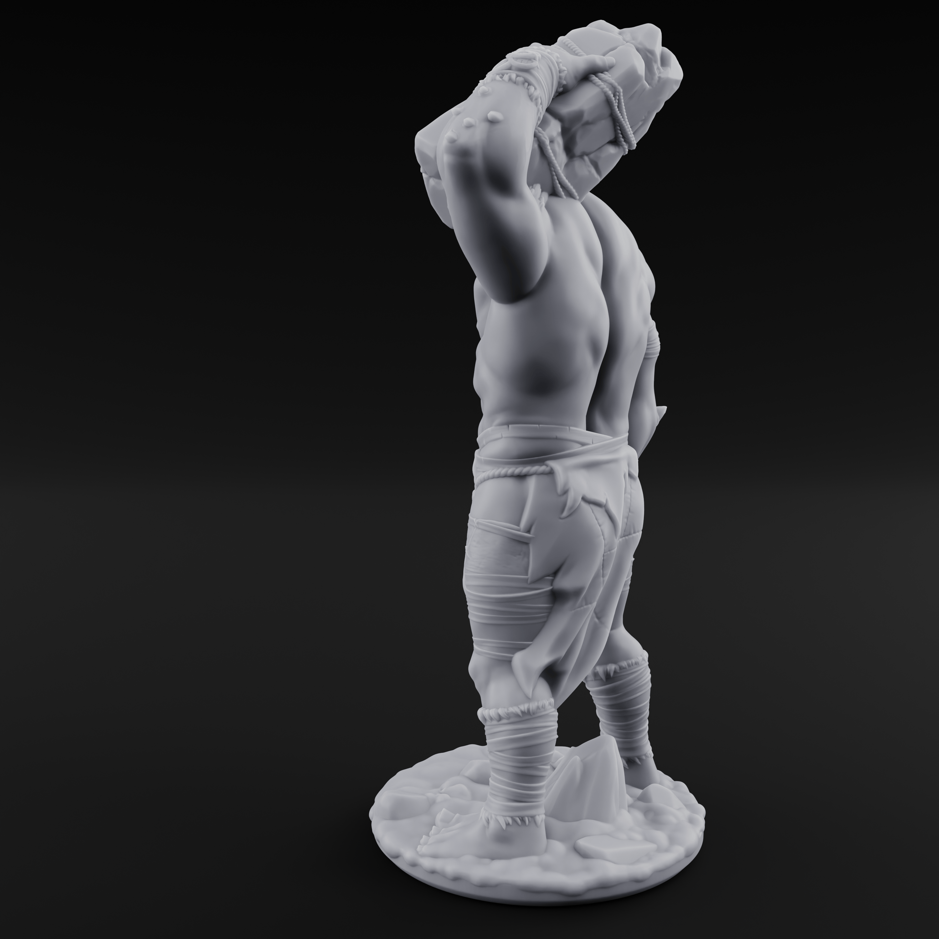 Shoulder Hauling Frost Giant Laborer