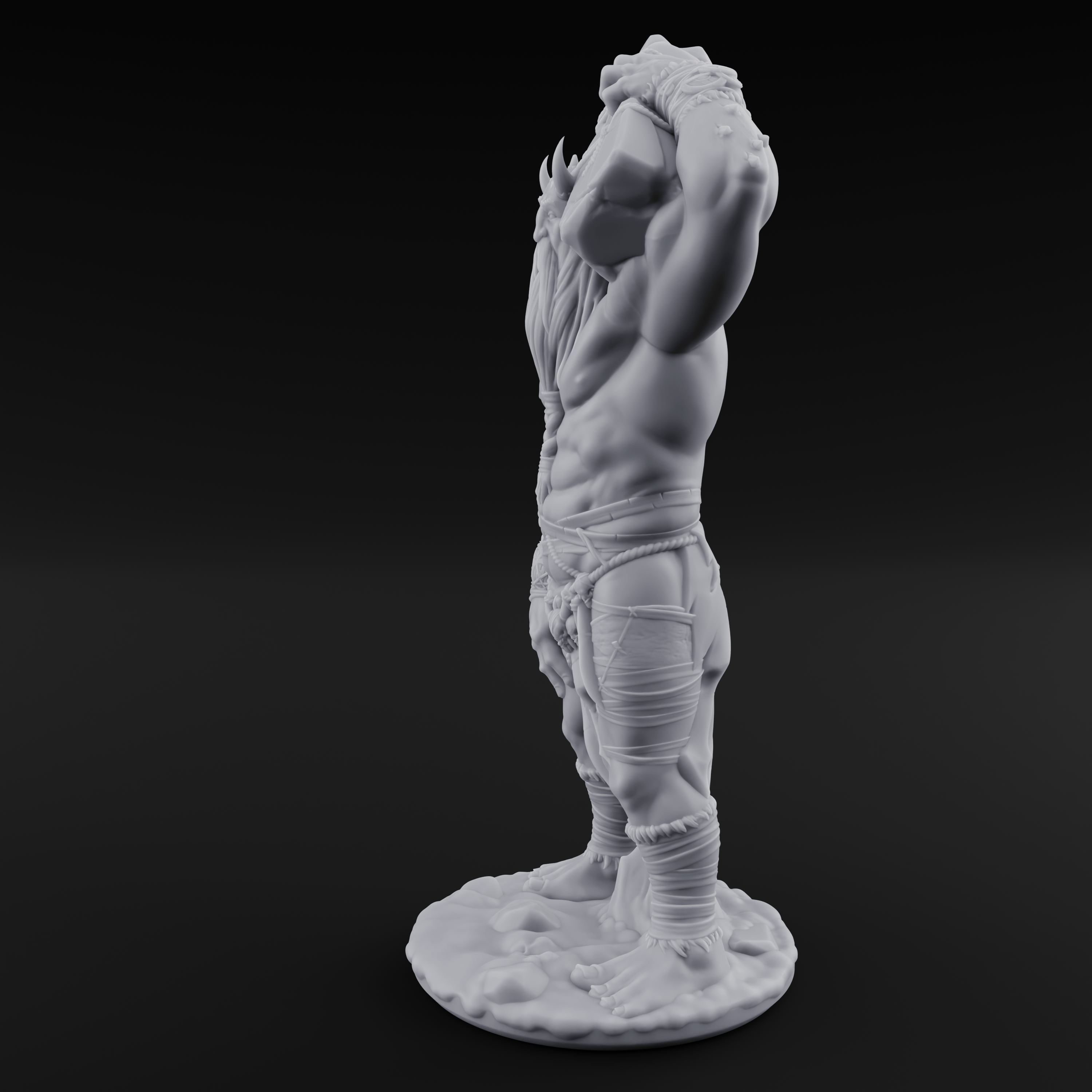 Shoulder Hauling Frost Giant Laborer