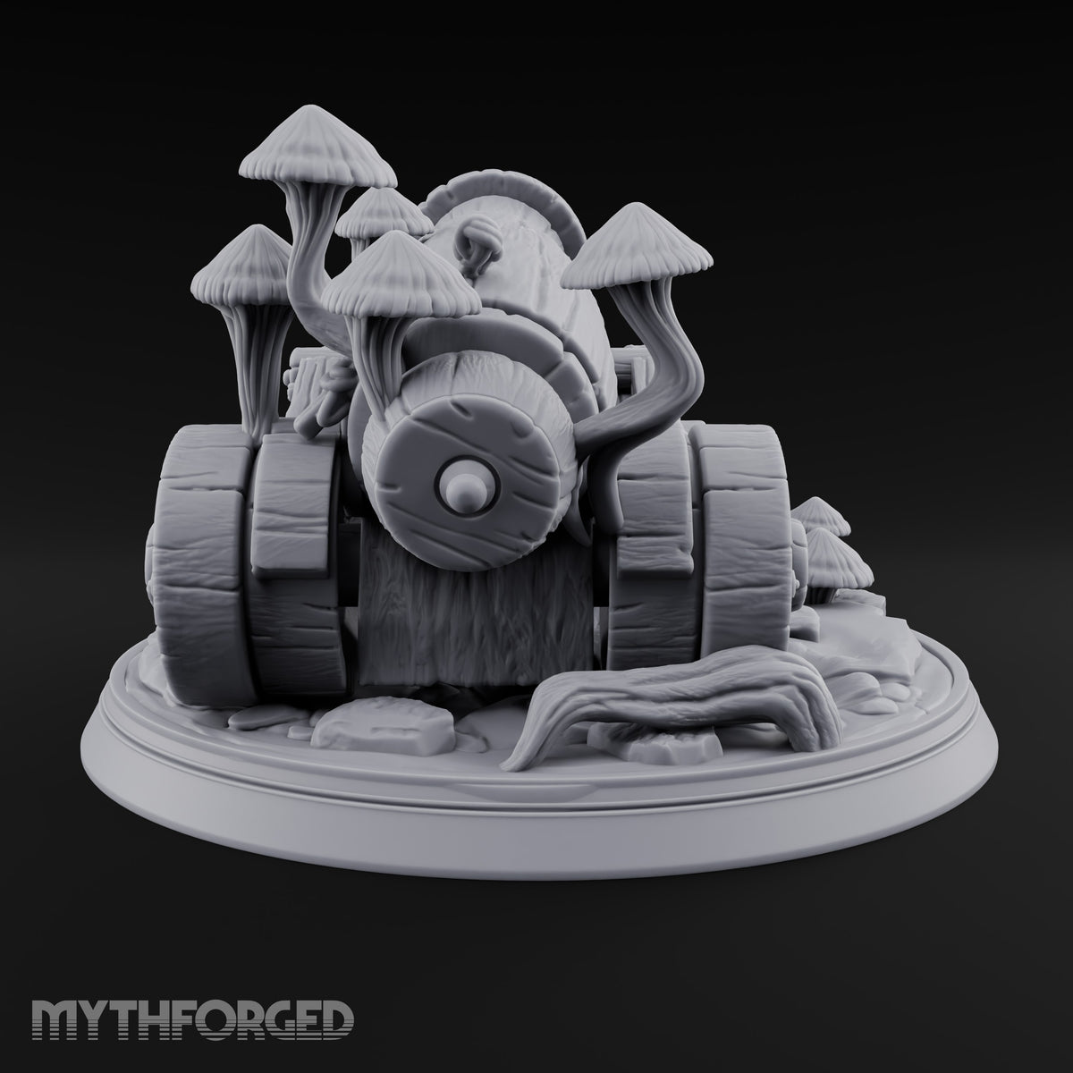Rot Moved In, Rank and File Fungal Battlefield Terrain Props — B