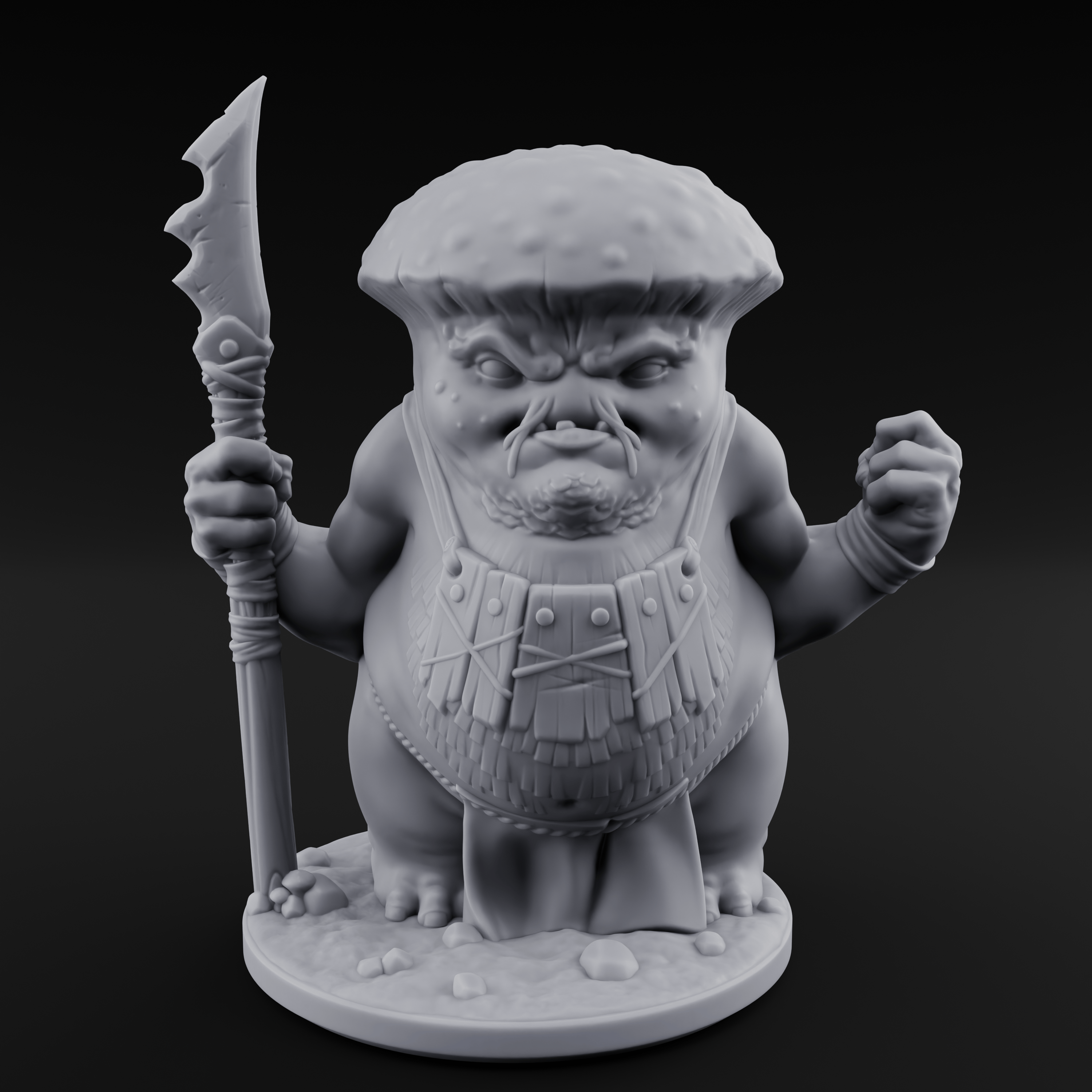 Fists Up Grumpy Myconid Brawler C