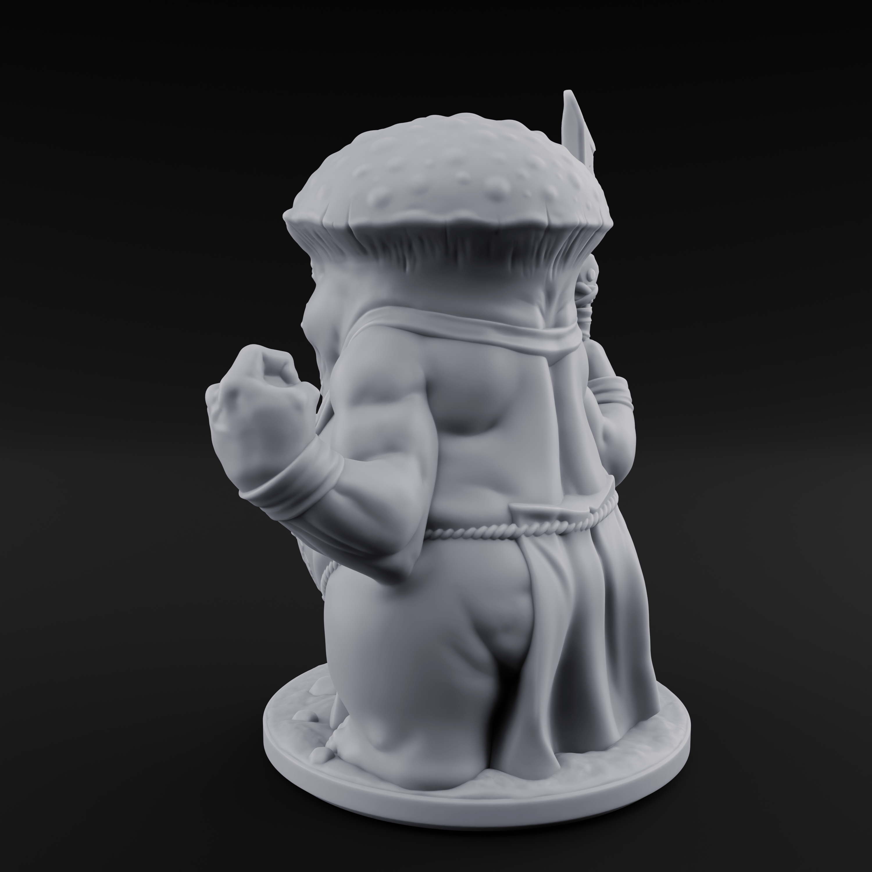 Fists Up Grumpy Myconid Brawler C