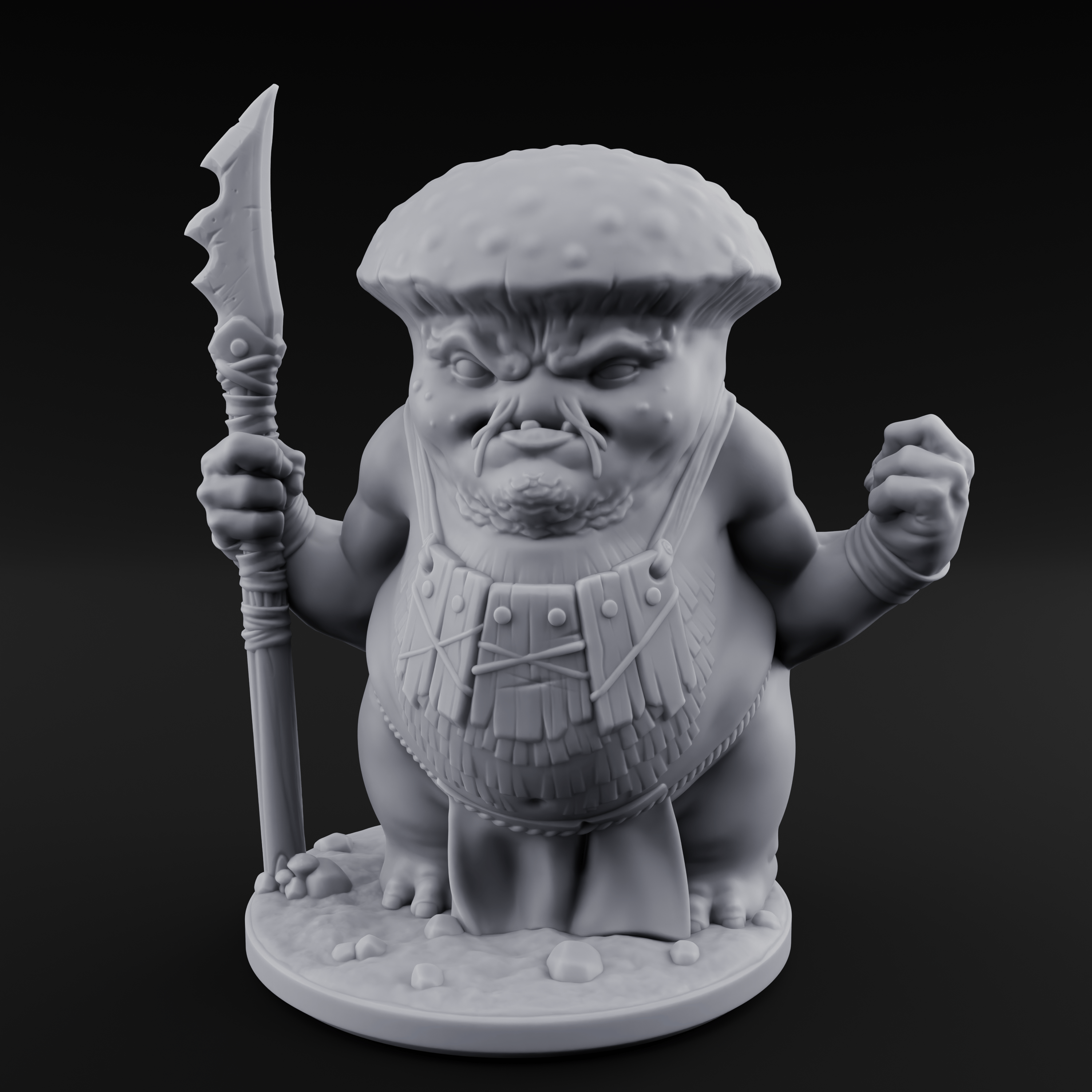 Fists Up Grumpy Myconid Brawler C