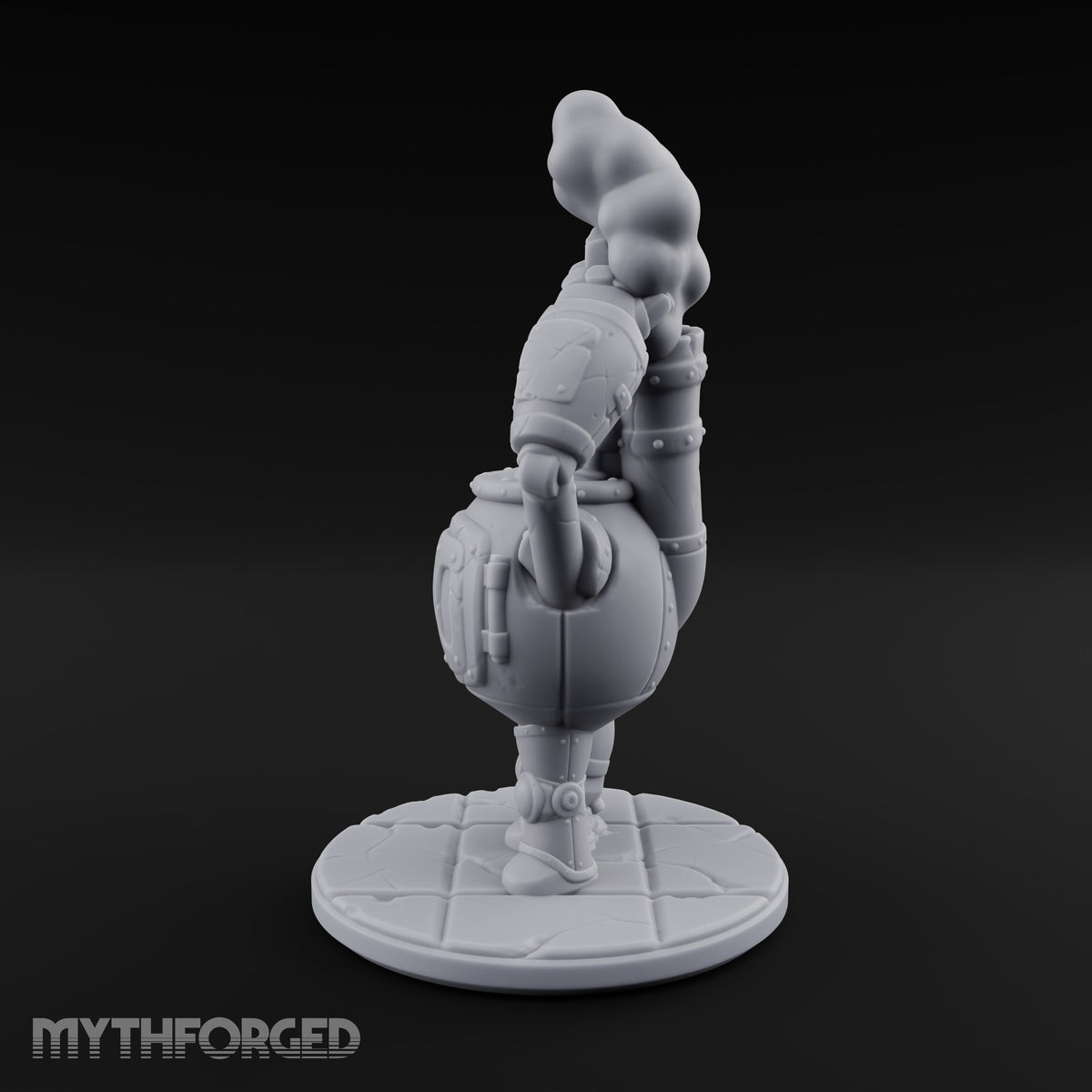 Smoke Stacks Furnace Golem A Miniature for Dungeons and Dragons, Pathfinder or other TTRPGs