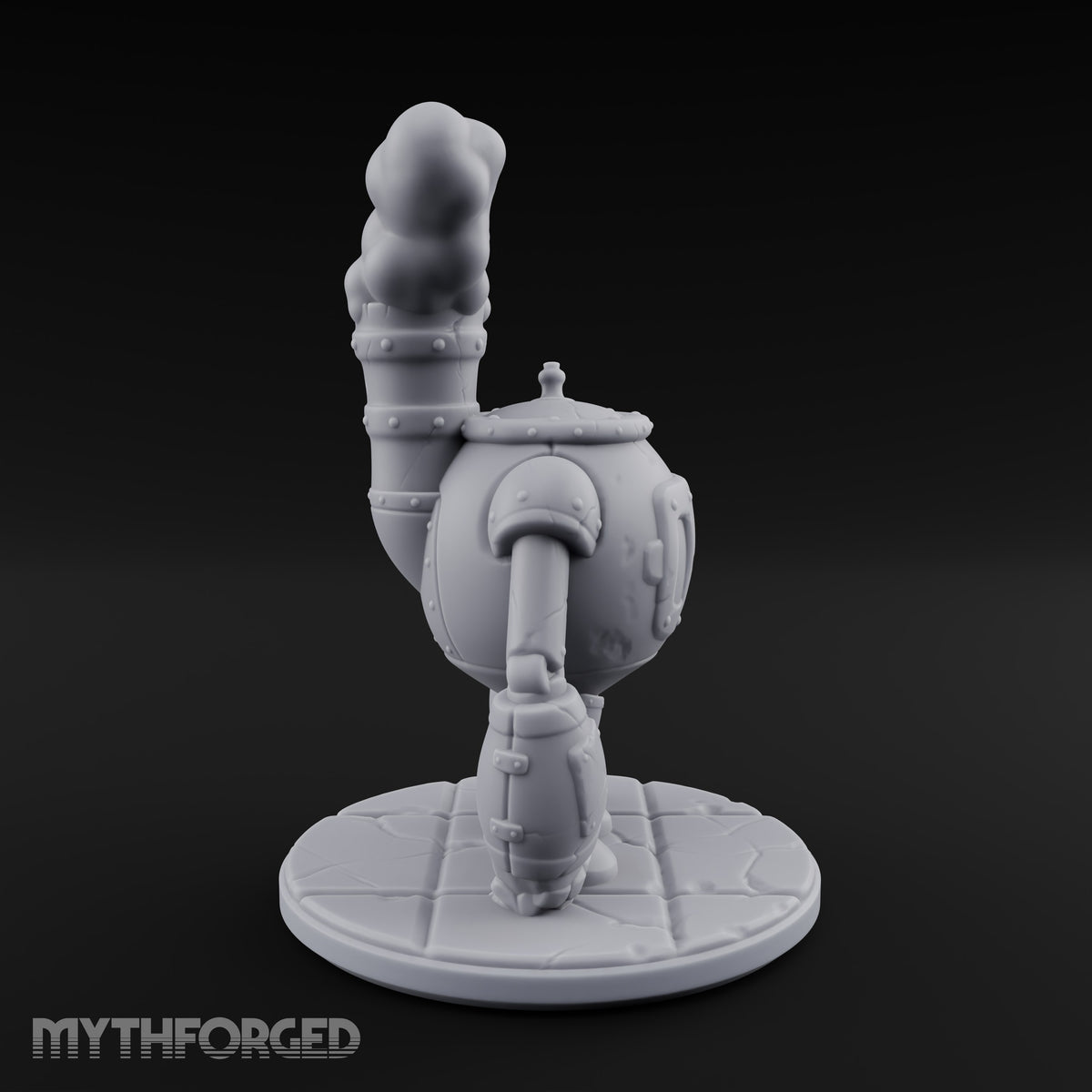 Smoke Stacks Furnace Golems Miniature for Dungeons and Dragons, Pathfinder or other TTRPGs
