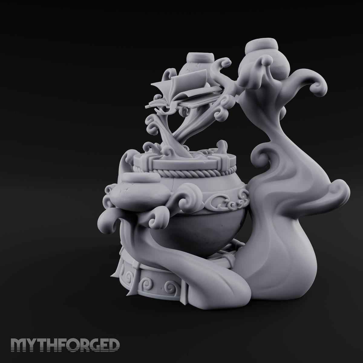 Potions Rise, Pages Turn Elemental Brewing Cauldron