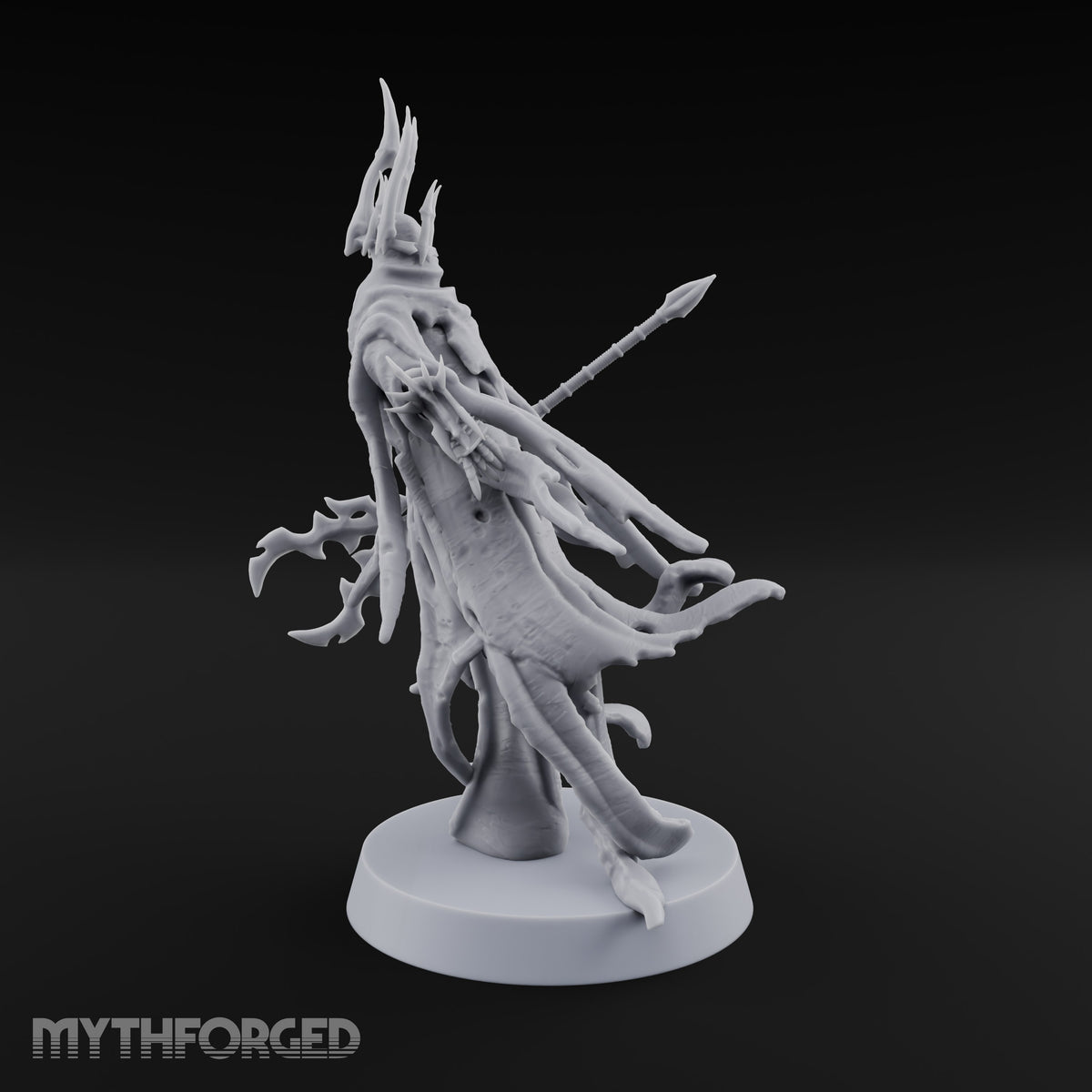 Crowned Over an Empty Hood Wraith Mage A