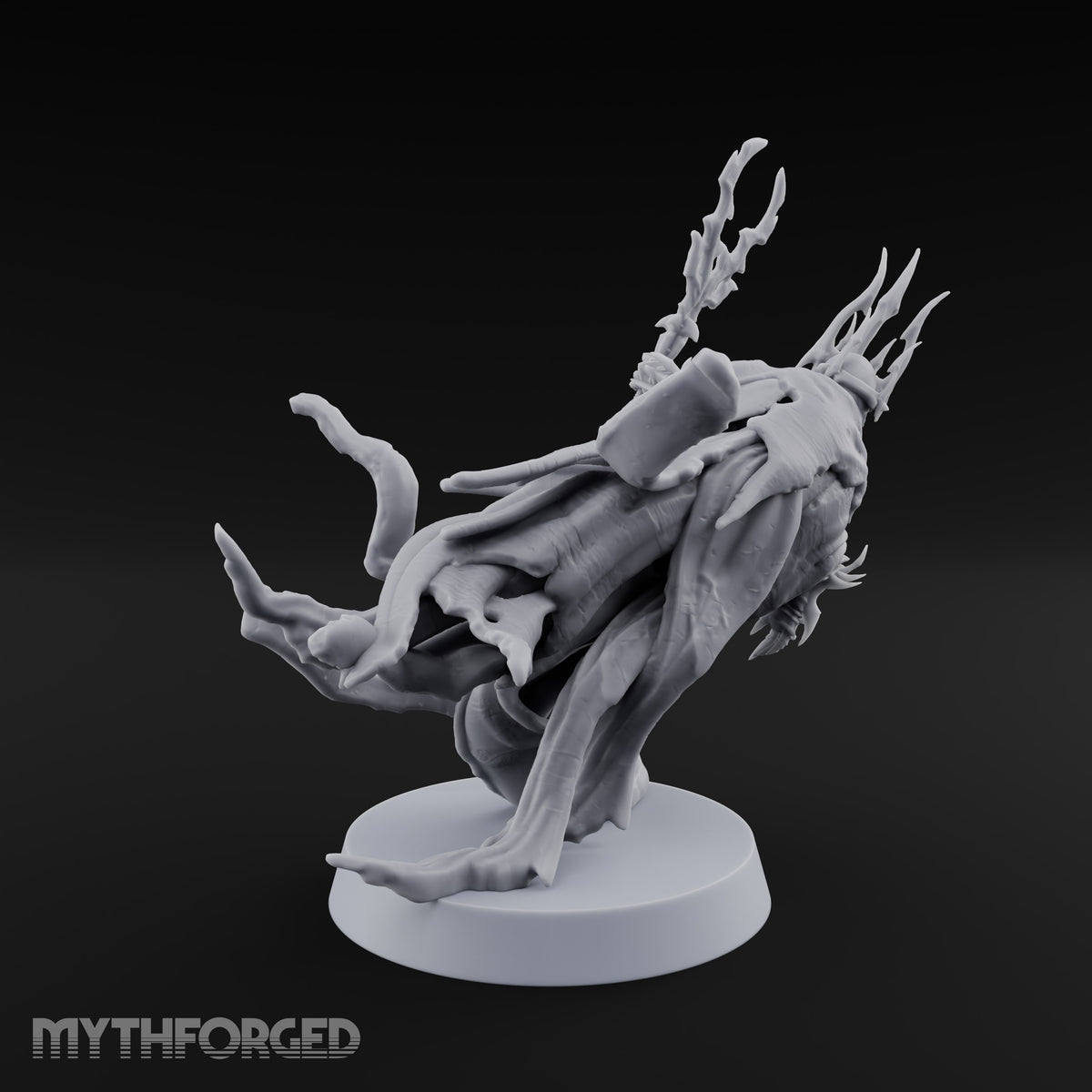 Crowned Over an Empty Hood Wraith Mage C