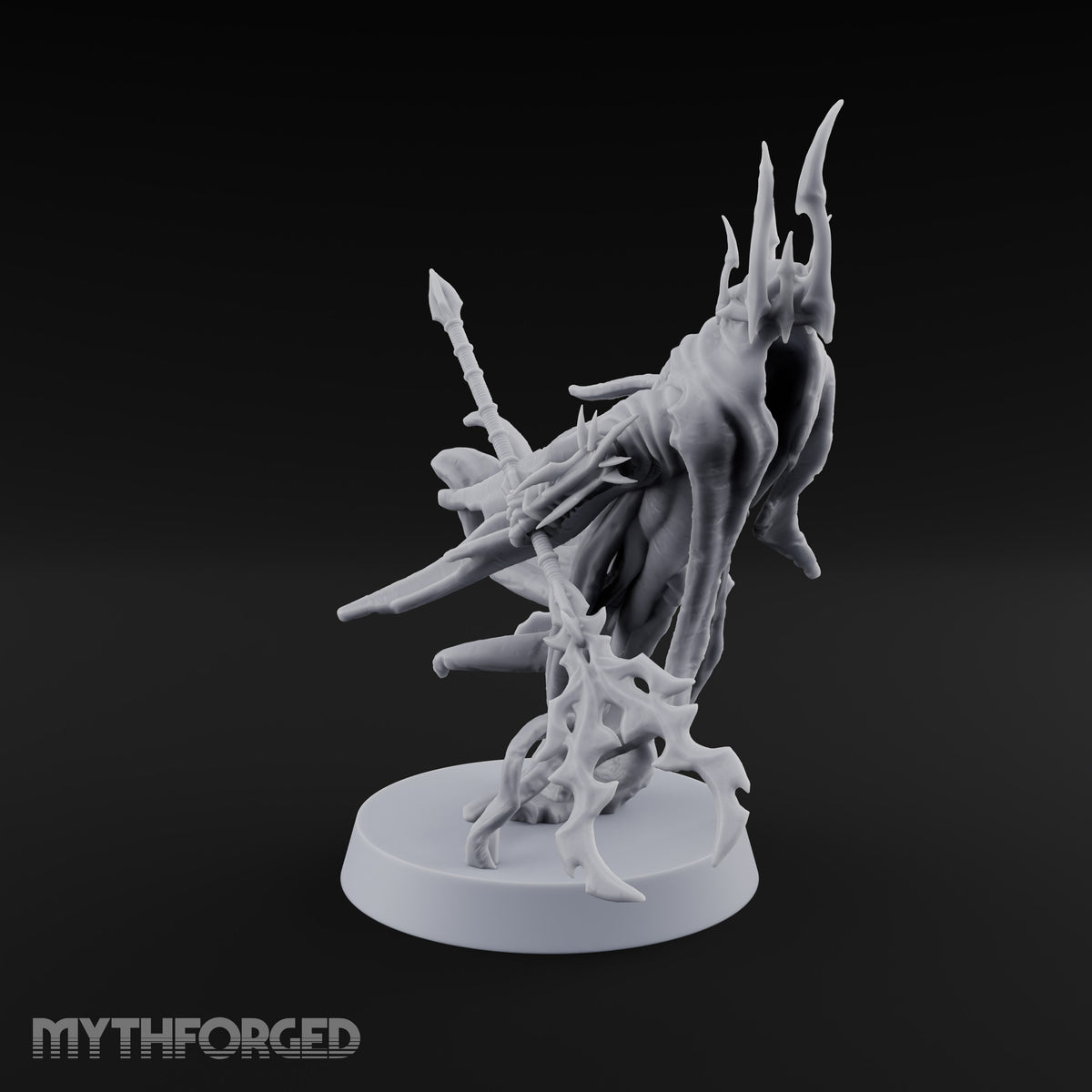 Crowned Over an Empty Hood Wraith Mage D