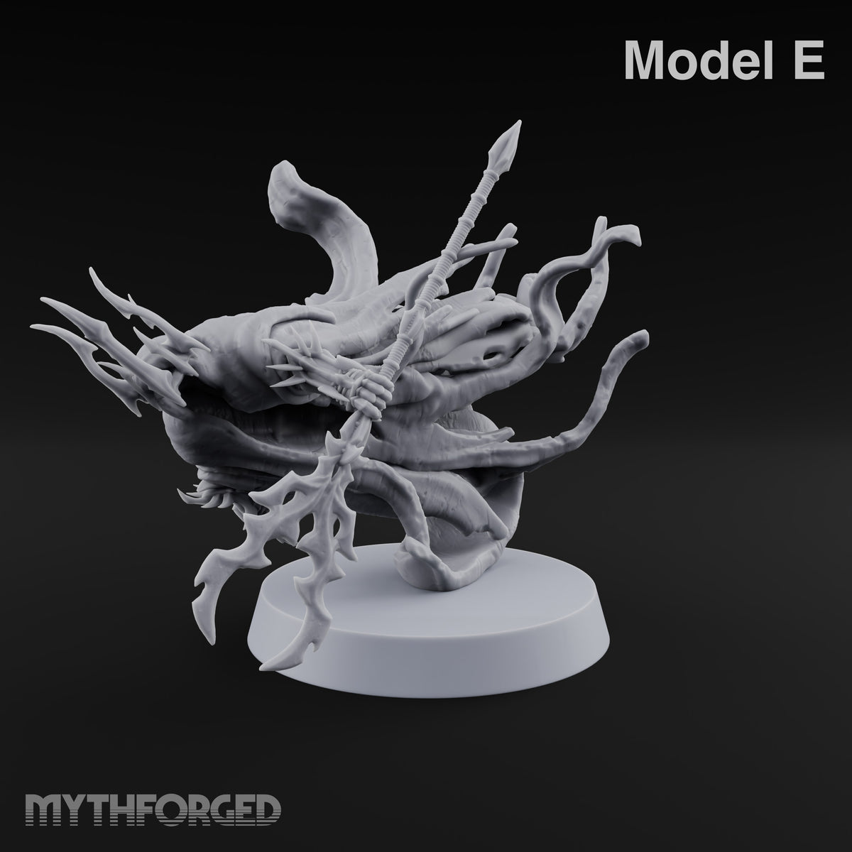 Crowned Over an Empty Hood Wraith Mages — E