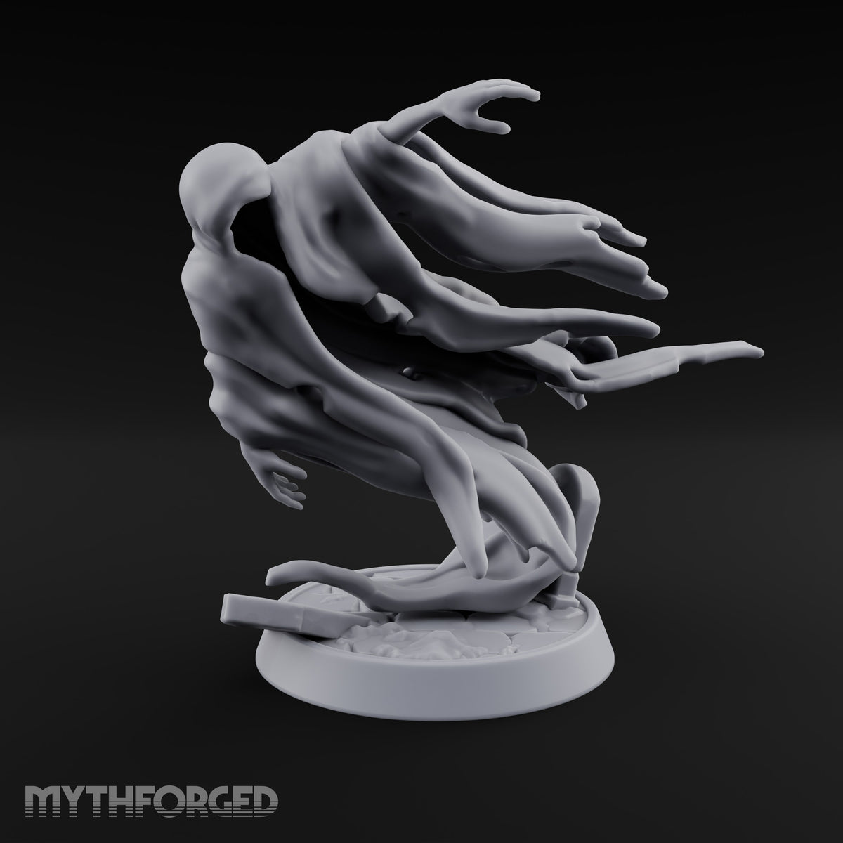 Hood Up, Arms Out Ghost Spirits — A