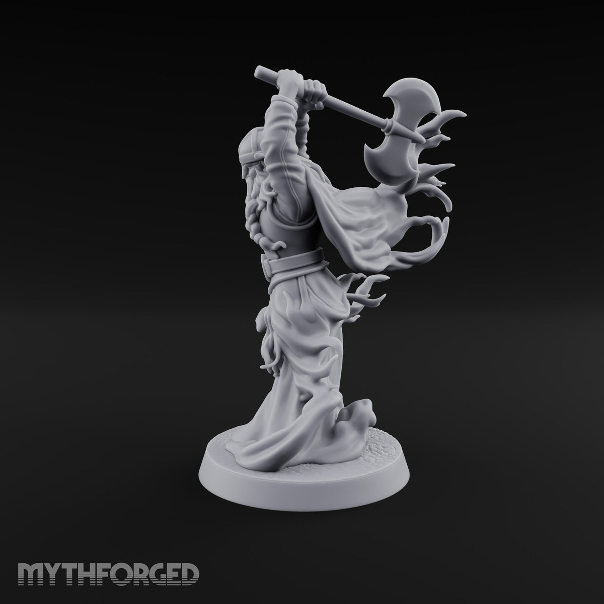 Charging From Beyond Ghostly Warrior A
