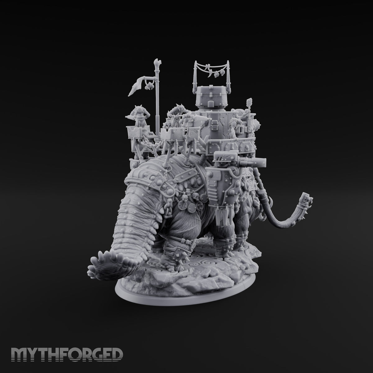 Walking Fortress, Unbothered Mammoth War Beast