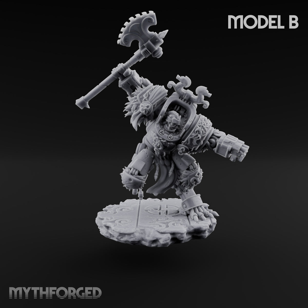Cockpit Faces Warforged Armoured Warriors — B · No FX