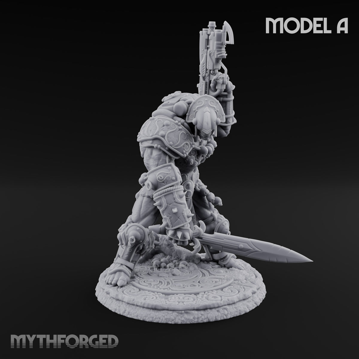 Loud Before They Arrive Orc Heavy Warrior A
