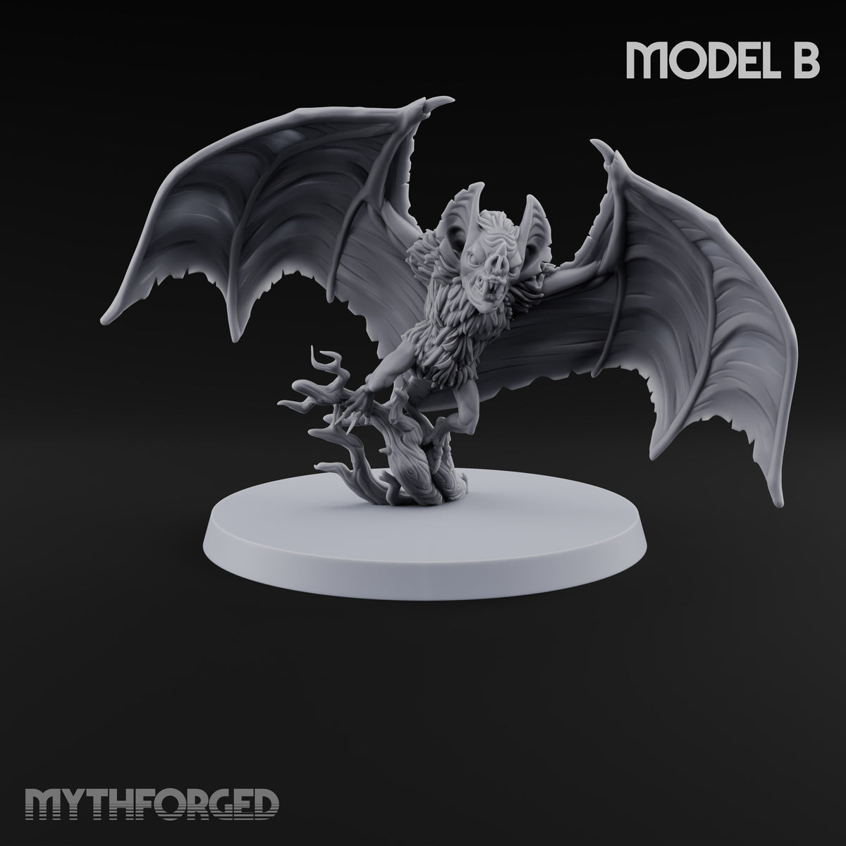 Roosting on Borrowed Headstones Giant Bats — B