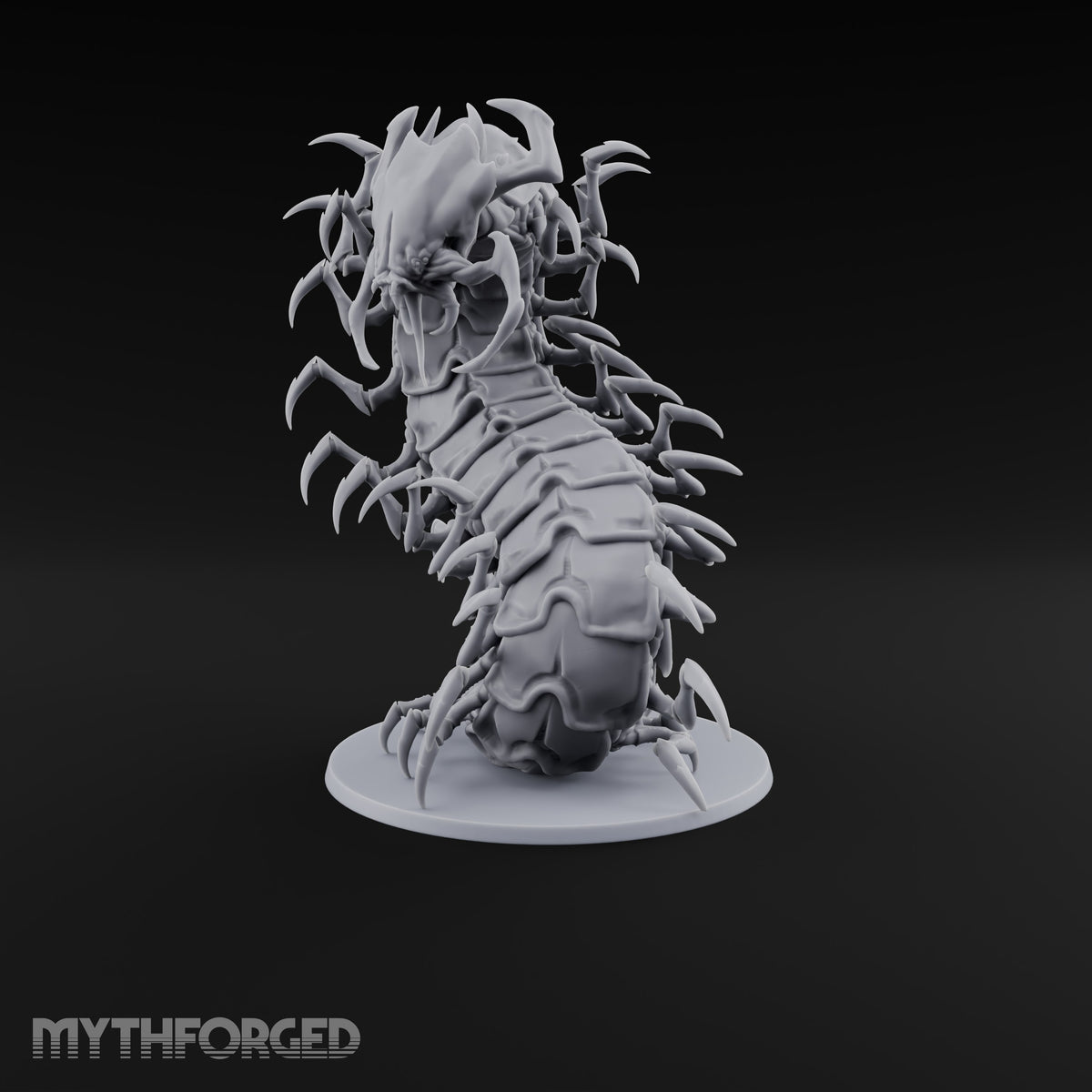Legs for Days Giant Centipede with Raised S-Curved Body
