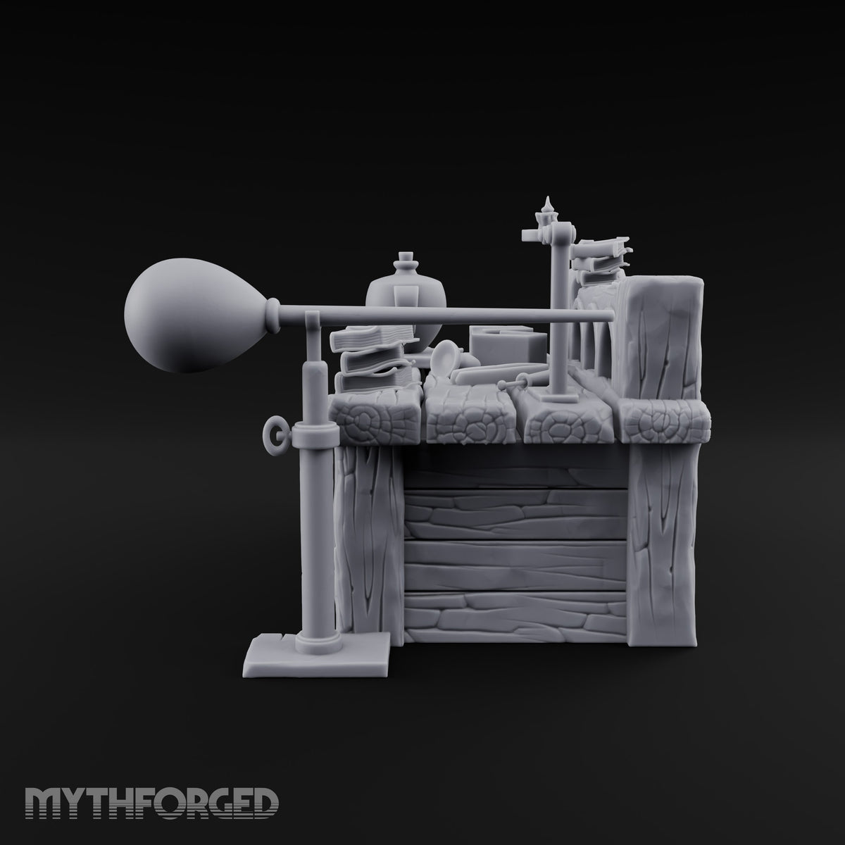 Molten Orders Cooling Overnight Wooden Glassblower Workbench Desk