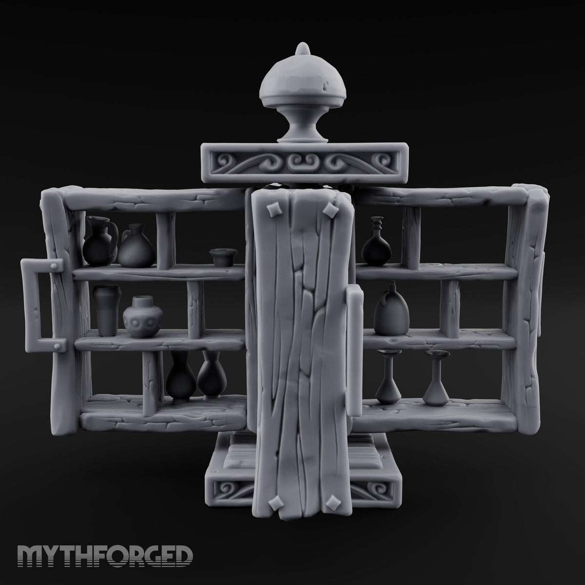 Every Vessel Spoken For Wooden Pottery Display Shelves