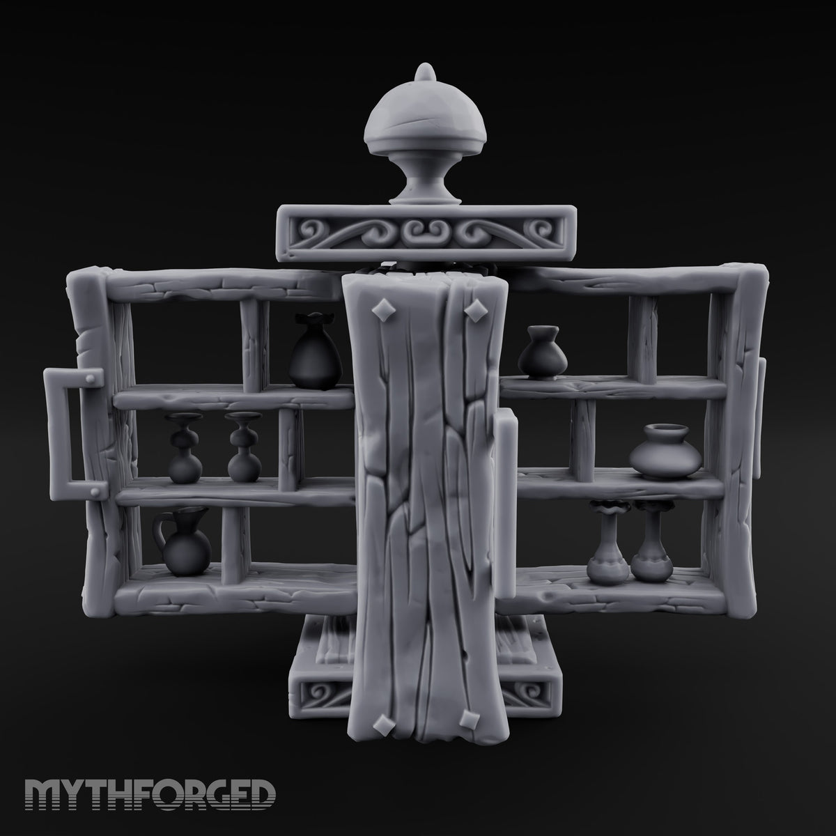 Every Vessel Spoken For Wooden Pottery Display Shelves