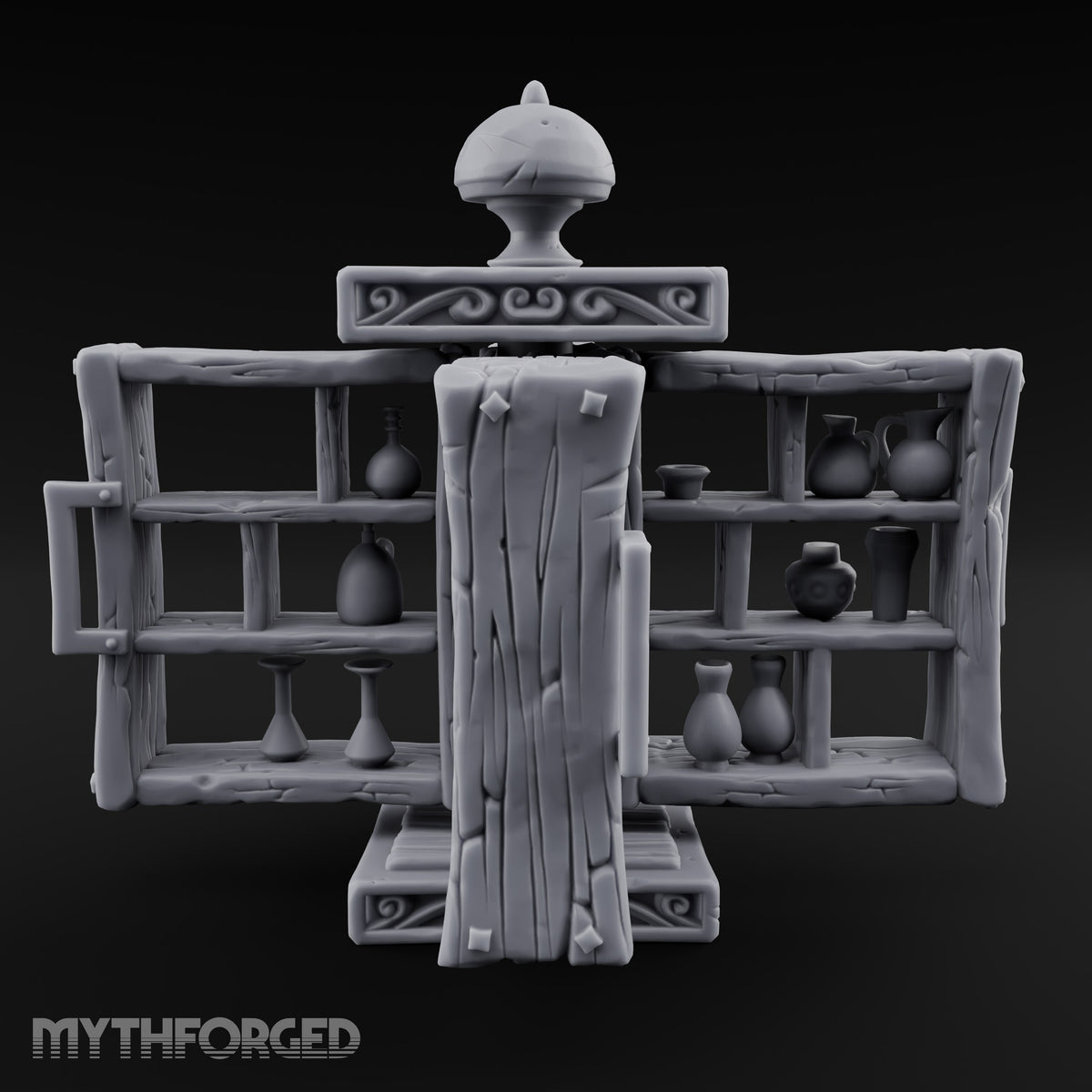 Every Vessel Spoken For Wooden Pottery Display Shelves