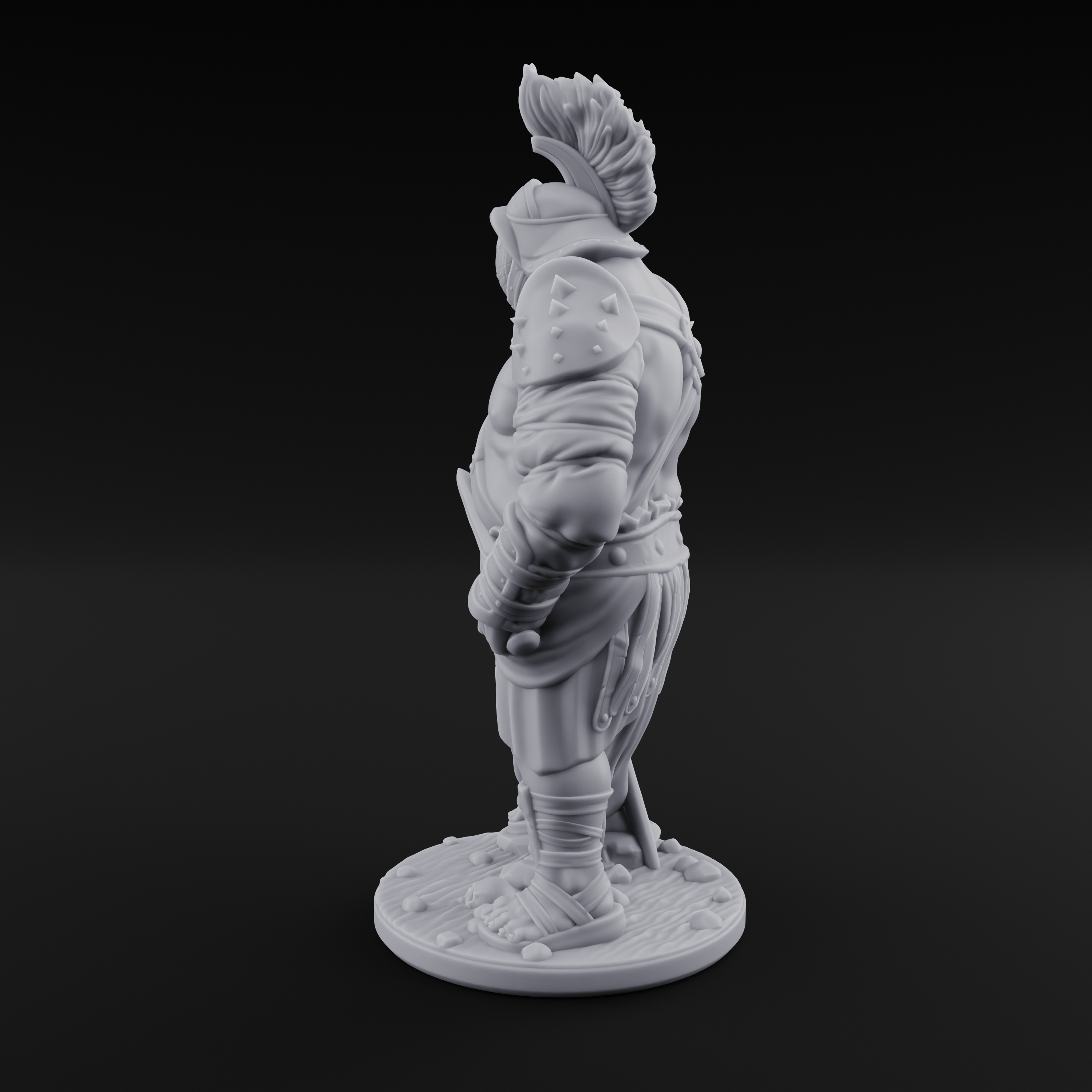 Hammer Gripping Human Gladiator C