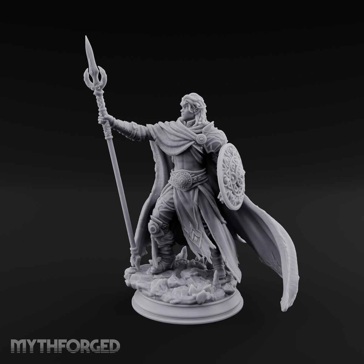 Crescents Guard the Spearpoint Elf Moon Wanderer