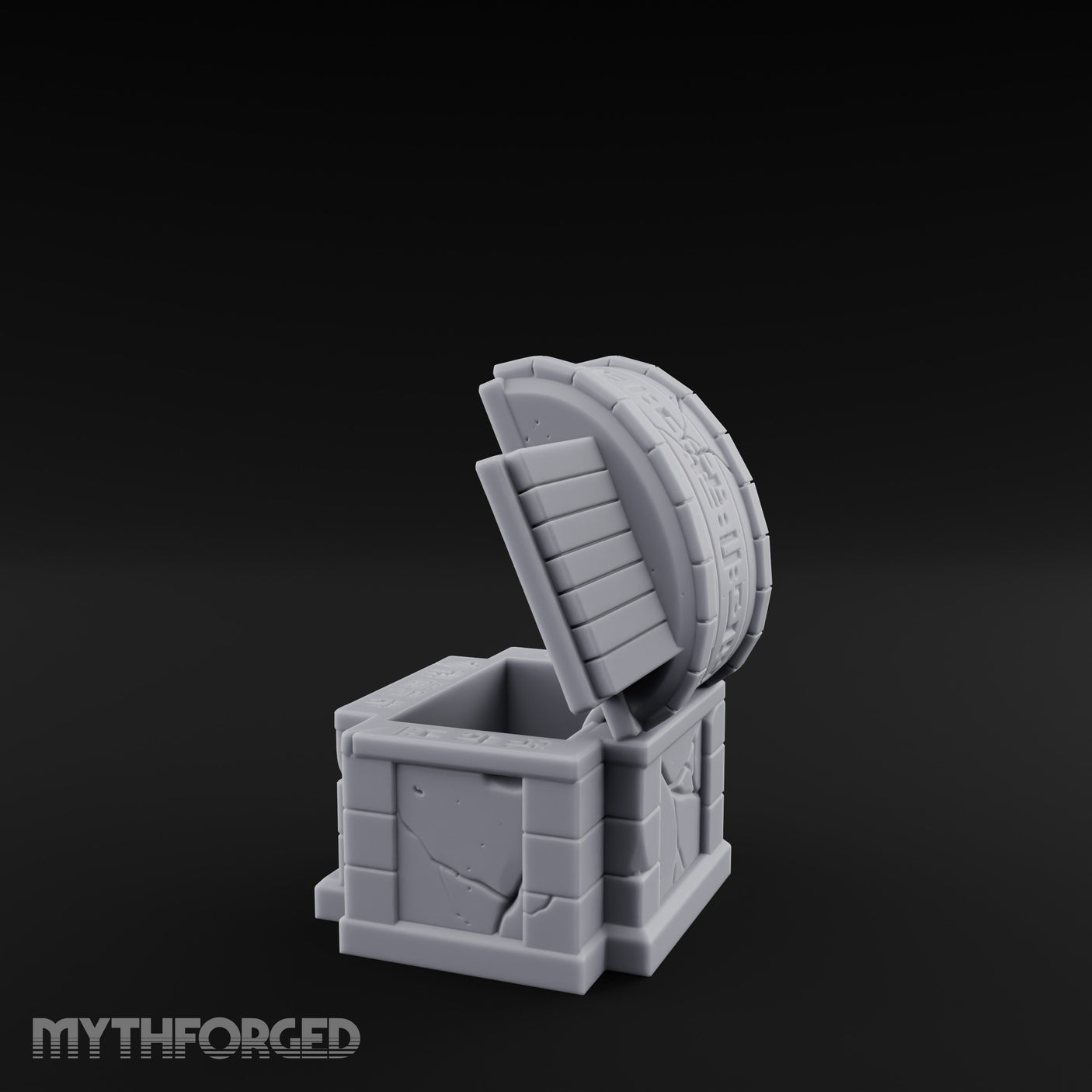 Glyph-Bordered Crack-Faced Stone Treasure Chest gallery 7