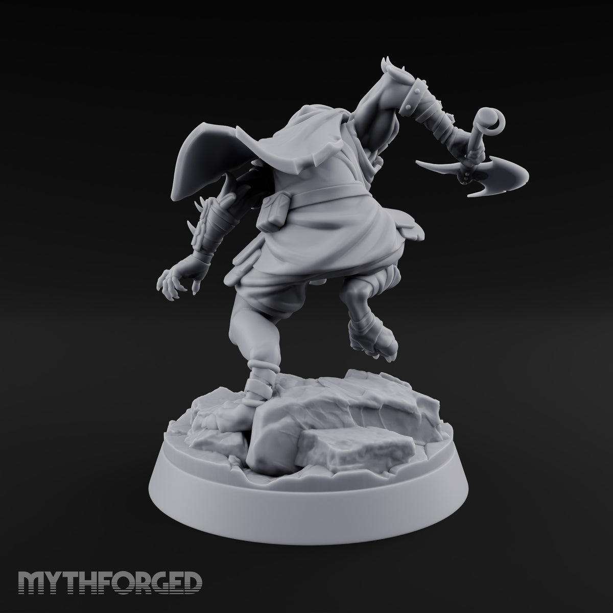 Hunting Pack Fans Out Gnoll Warrior A — Glaive