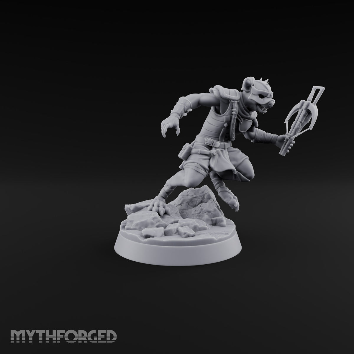 Hunting Pack Fans Out Gnoll Warrior B — Crossbow