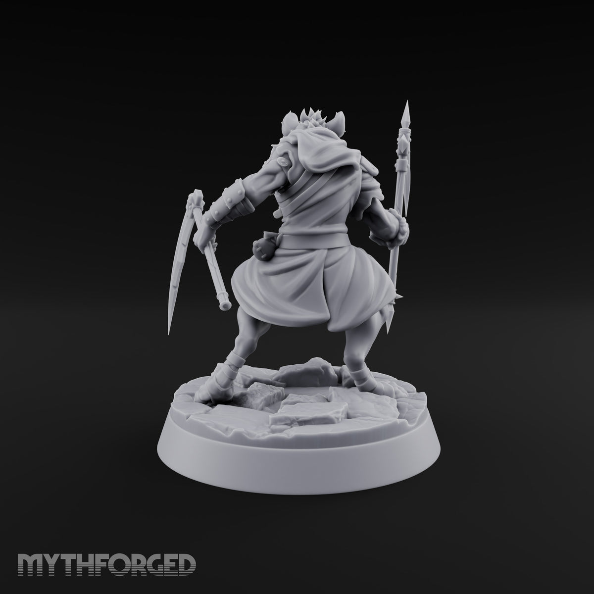 Hunting Pack Fans Out Gnoll Warrior C — Scythe & Sabre