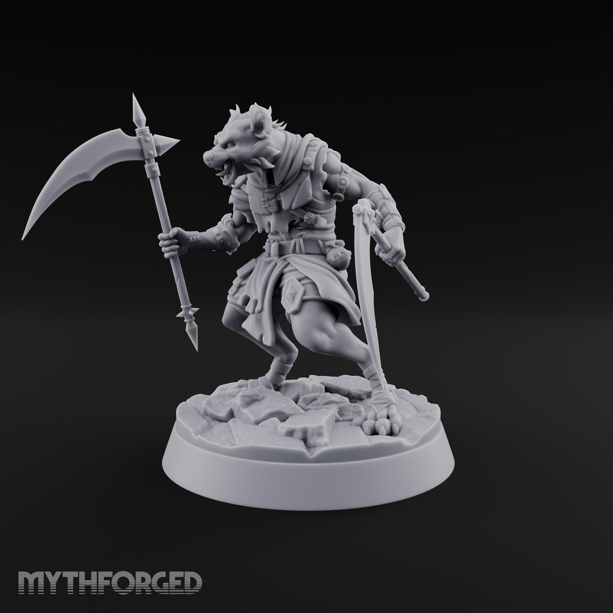 Hunting Pack Fans Out Gnoll Warrior C — Scythe & Sabre