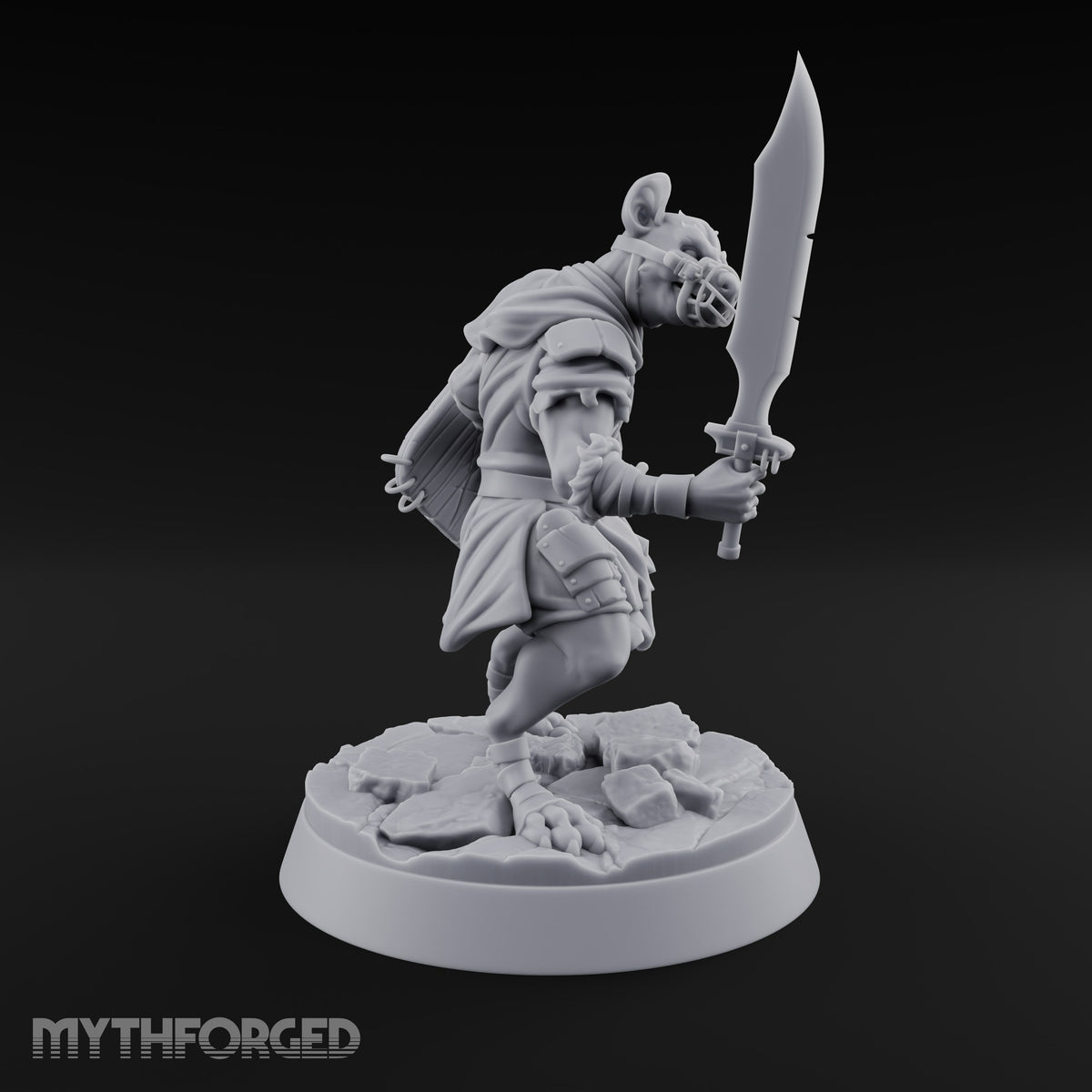 Hunting Pack Fans Out Gnoll Warrior C — Sword & Shield